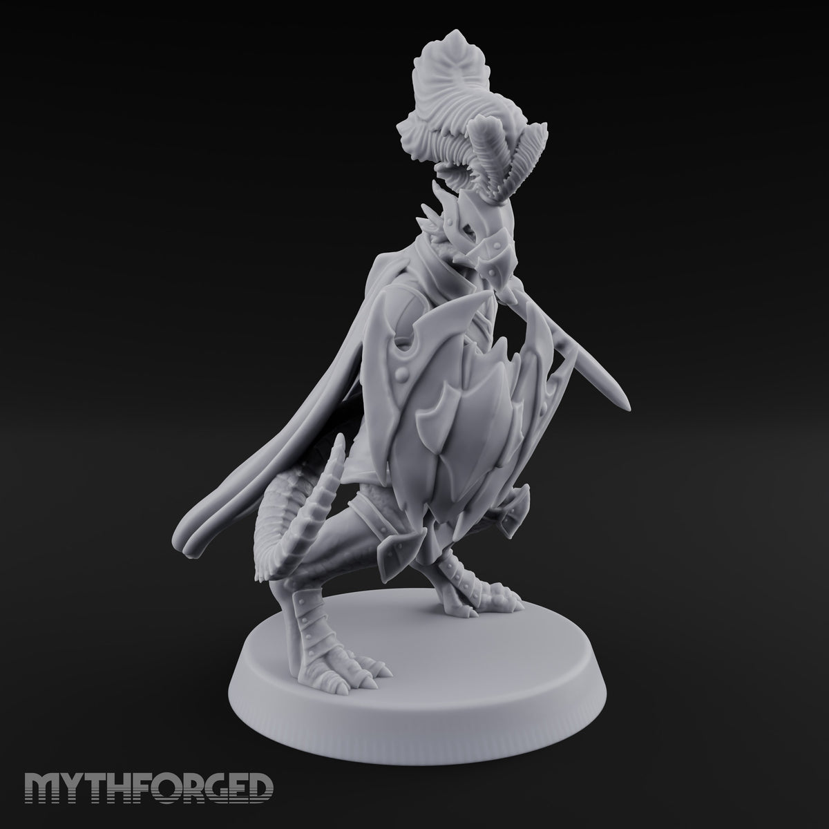 Shield Turned, Cloak Streaming Dragonborn Swordsman Leader