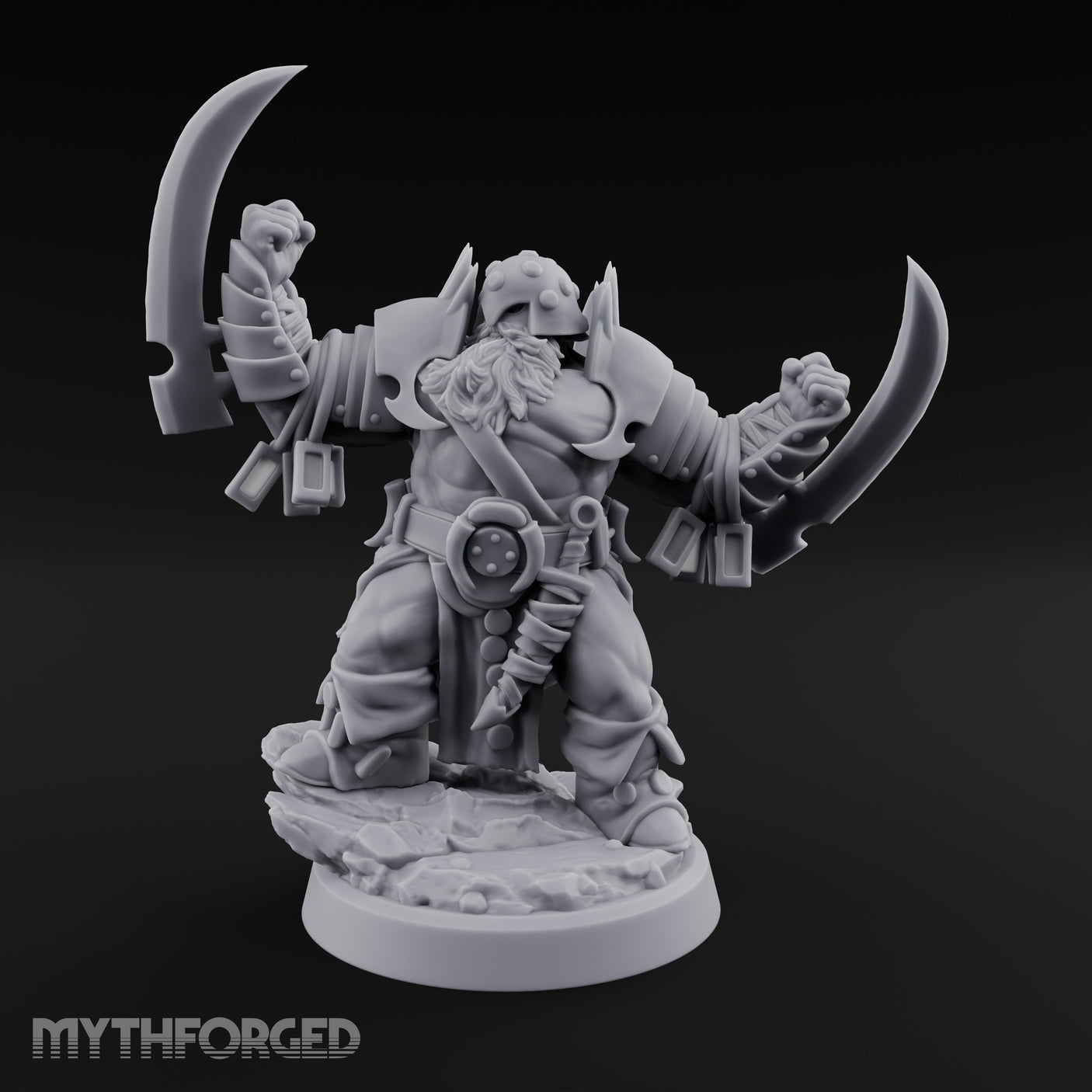 Dual Blade Charging Dwarf Berserker gallery 1