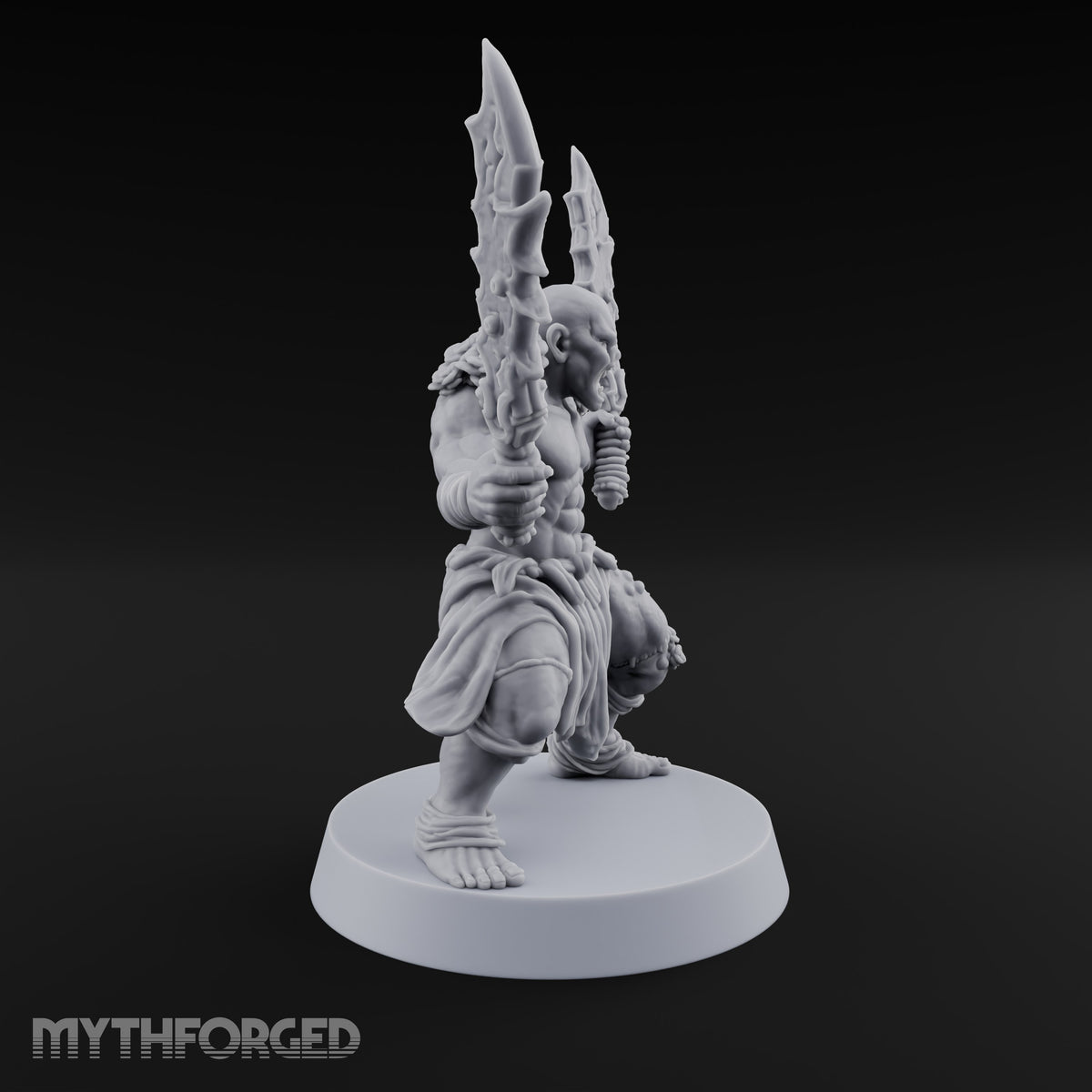Slipped the Collar Orc Dual-Blade Warriors — A