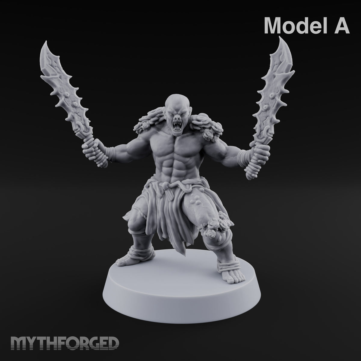 Slipped the Collar Orc Dual-Blade Warriors — A