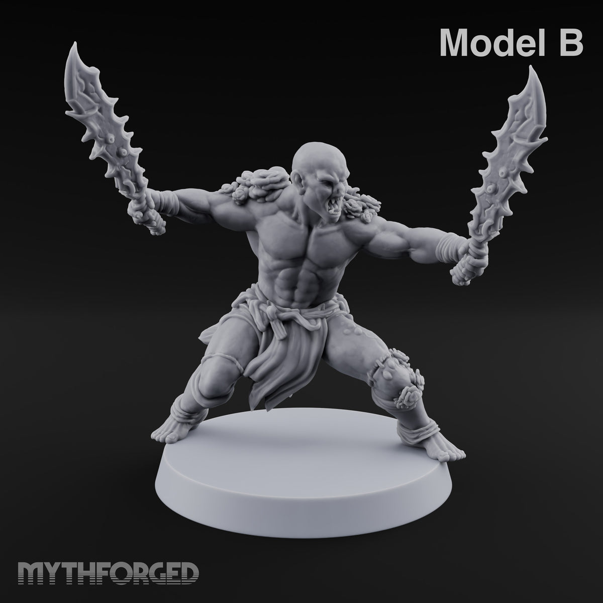 Slipped the Collar Orc Dual-Blade Warriors — B