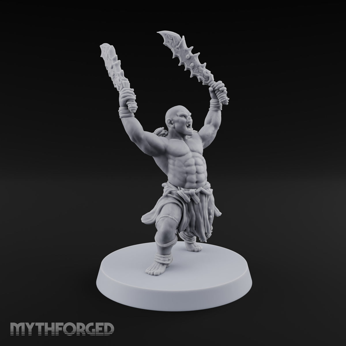Slipped the Collar Orc Dual-Blade Warriors — C