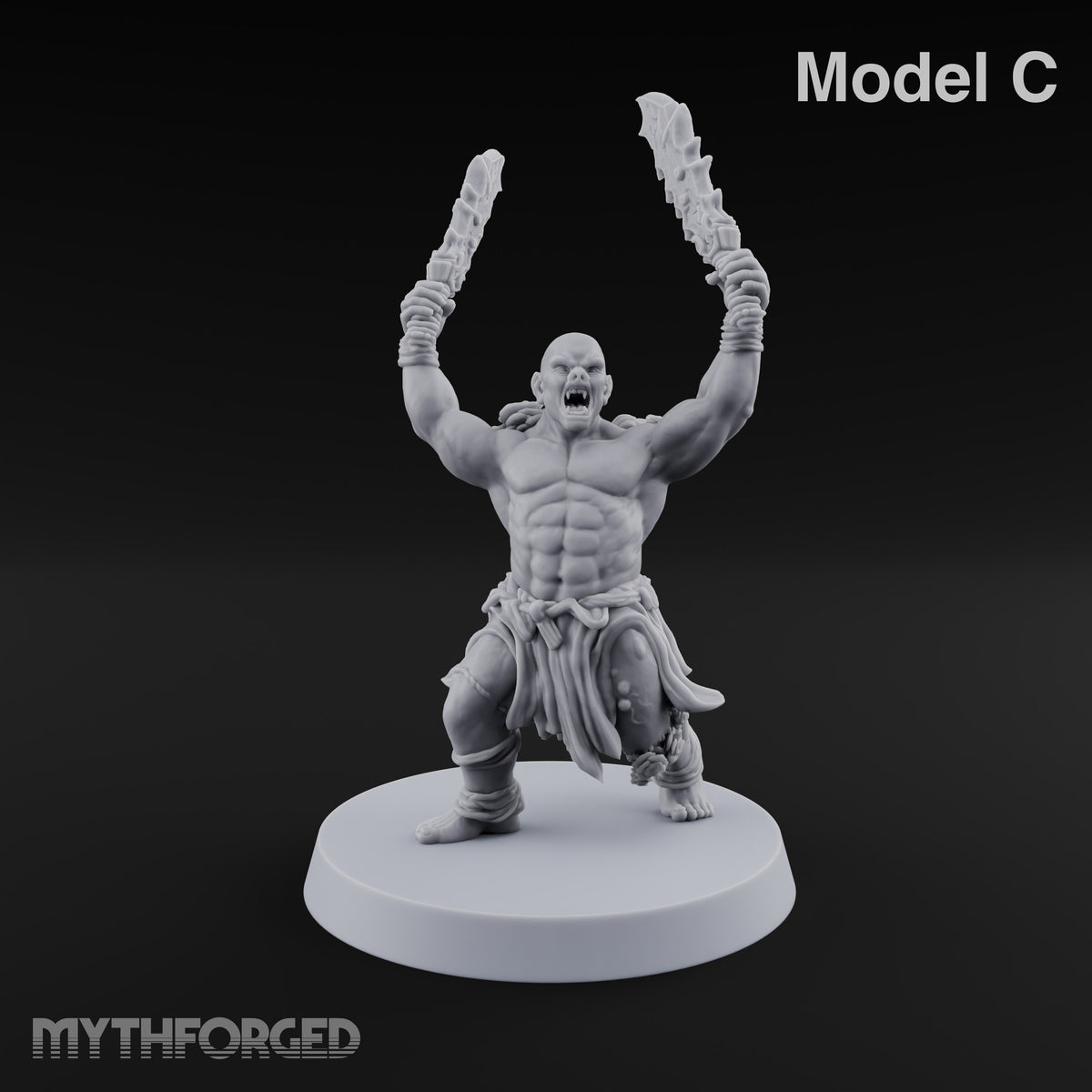 Slipped the Collar Orc Dual-Blade Warriors — C