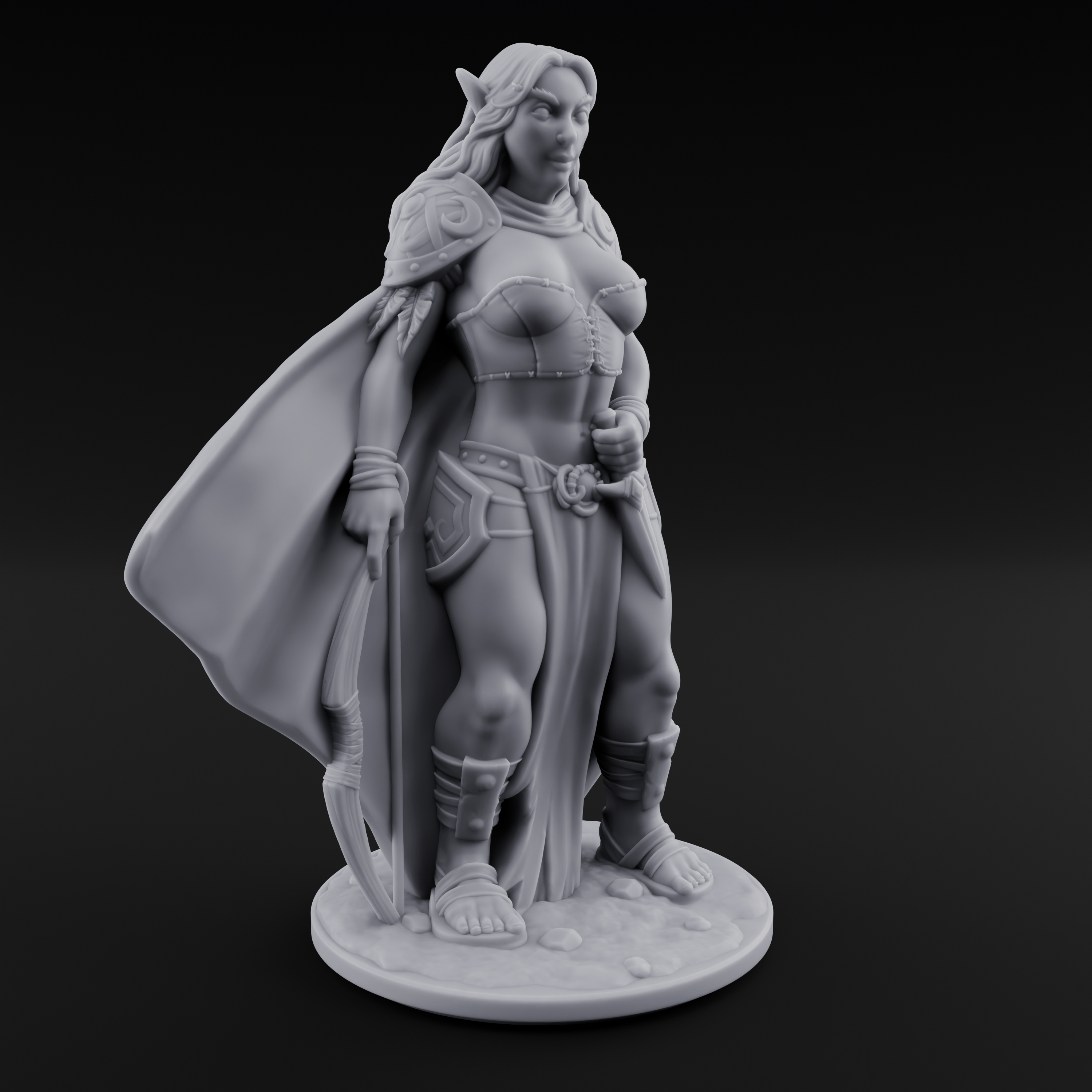 Cape Swishing Elf Ranger B