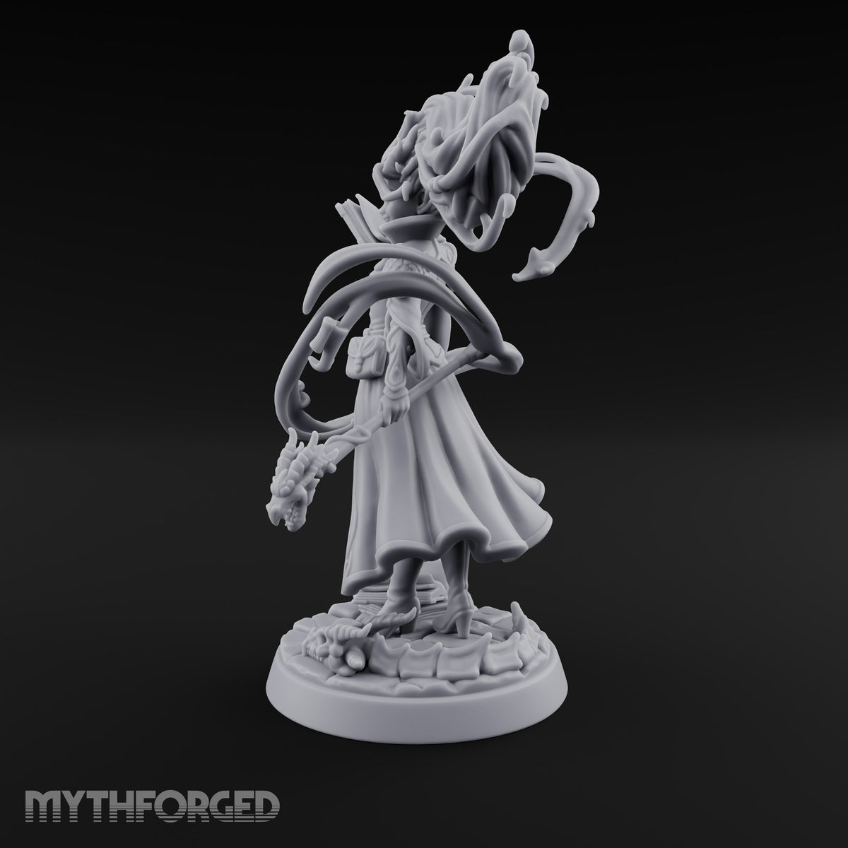 Dragon Bones Make Good Bookends Elf Sorceress