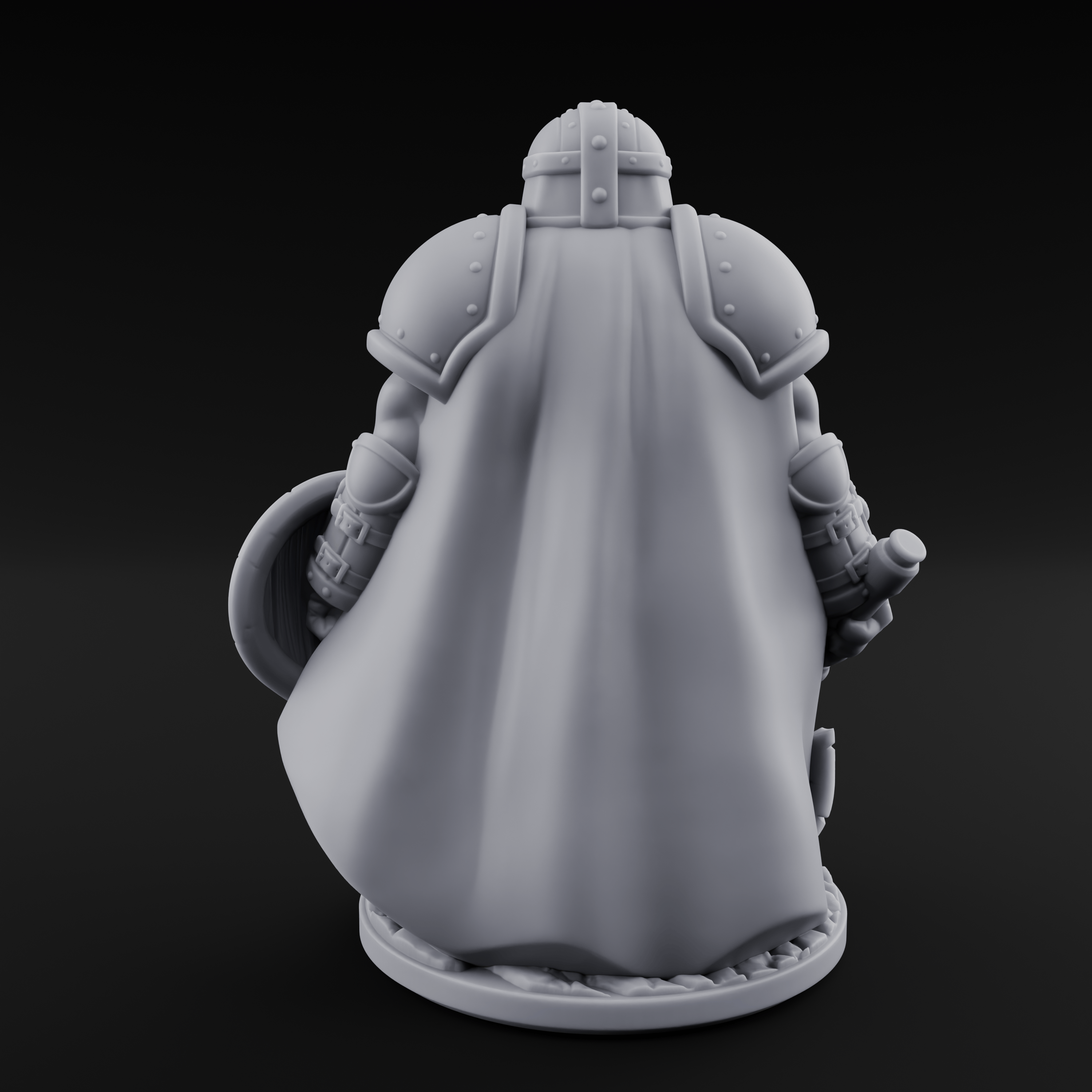 Braided And Ready Dwarf Soldier