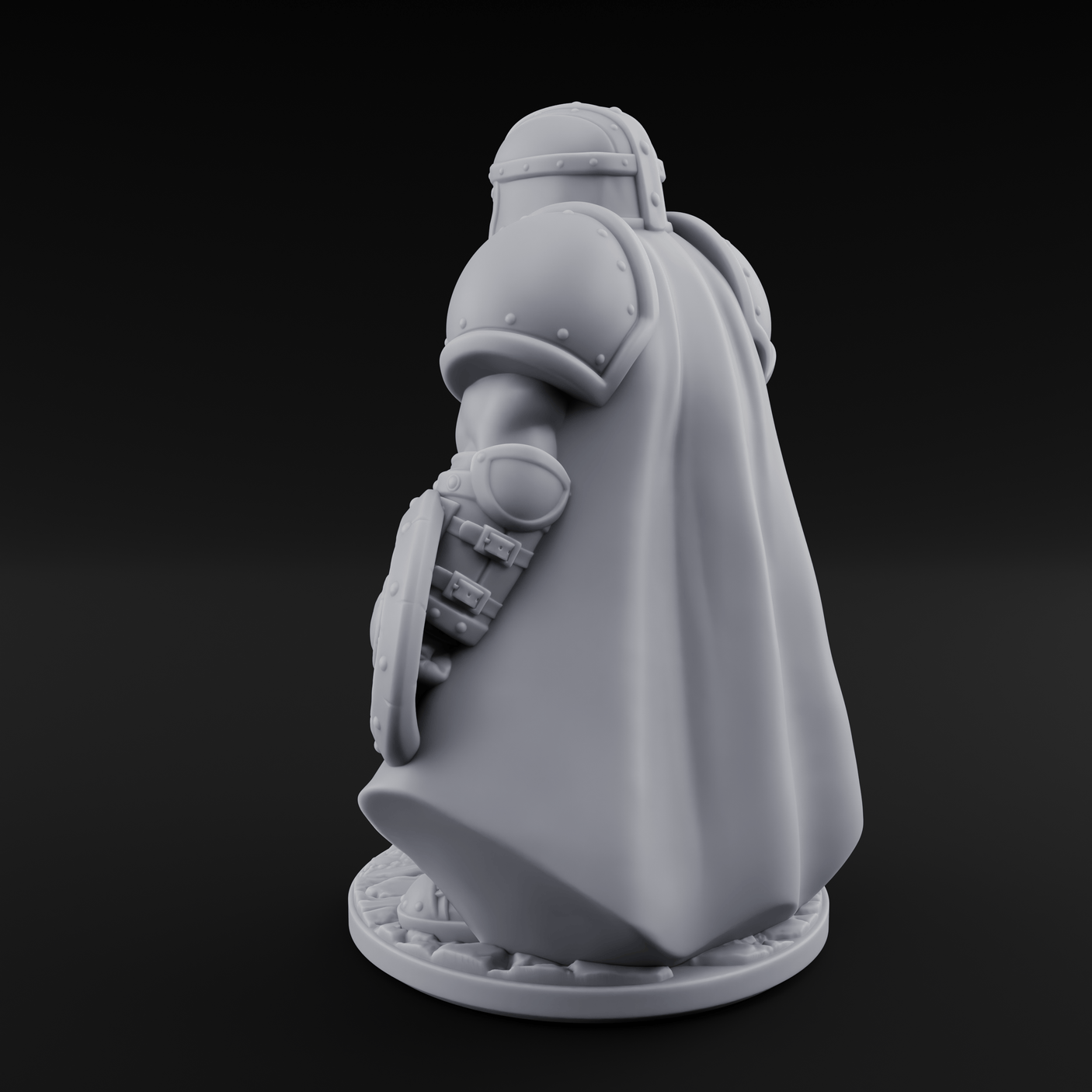 Braided And Ready Dwarf Soldier Miniature for Dungeons and Dragons, Pathfinder or other TTRPGs