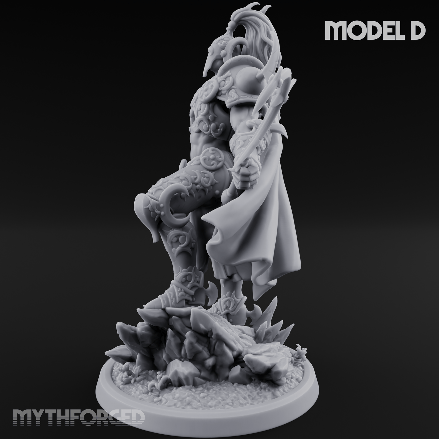 Horns Held High Demon Warlords D Miniature for Dungeons and Dragons, Pathfinder or other TTRPGs