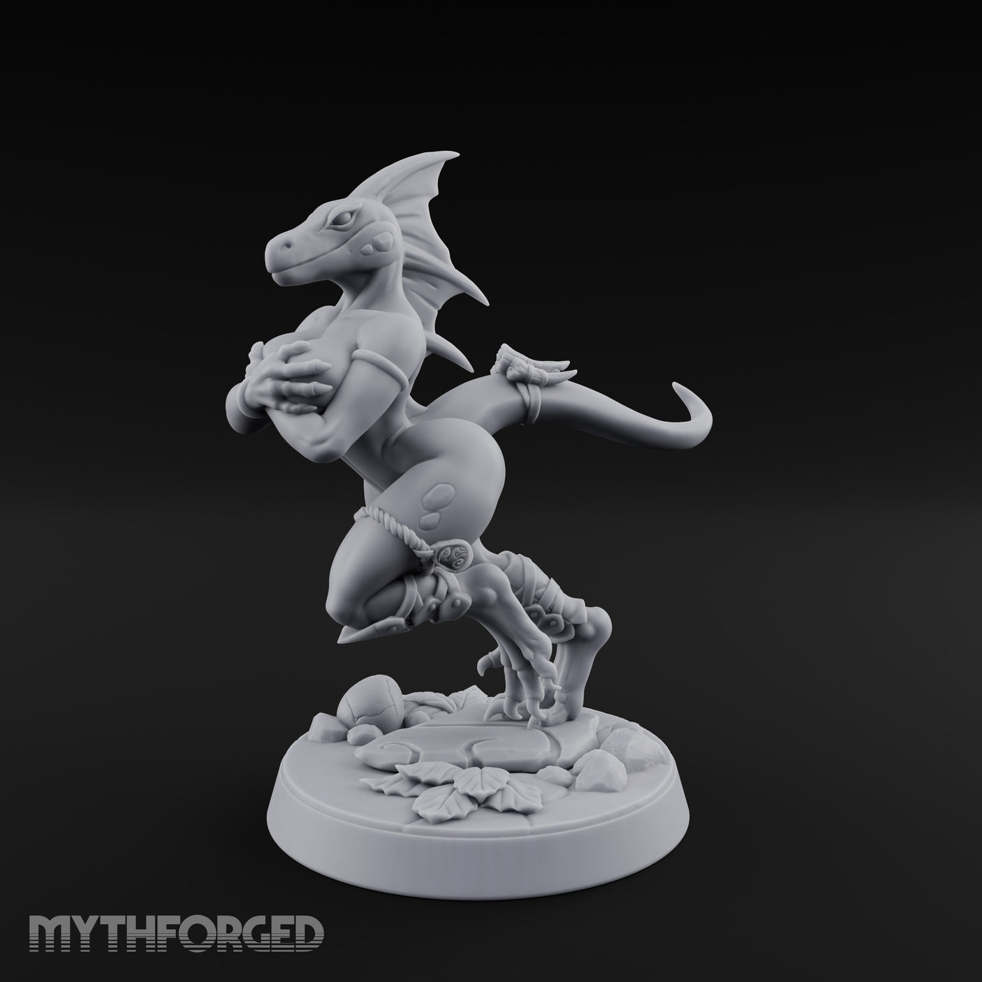 Egg Clutching Lizardfolk Pinup gallery 2