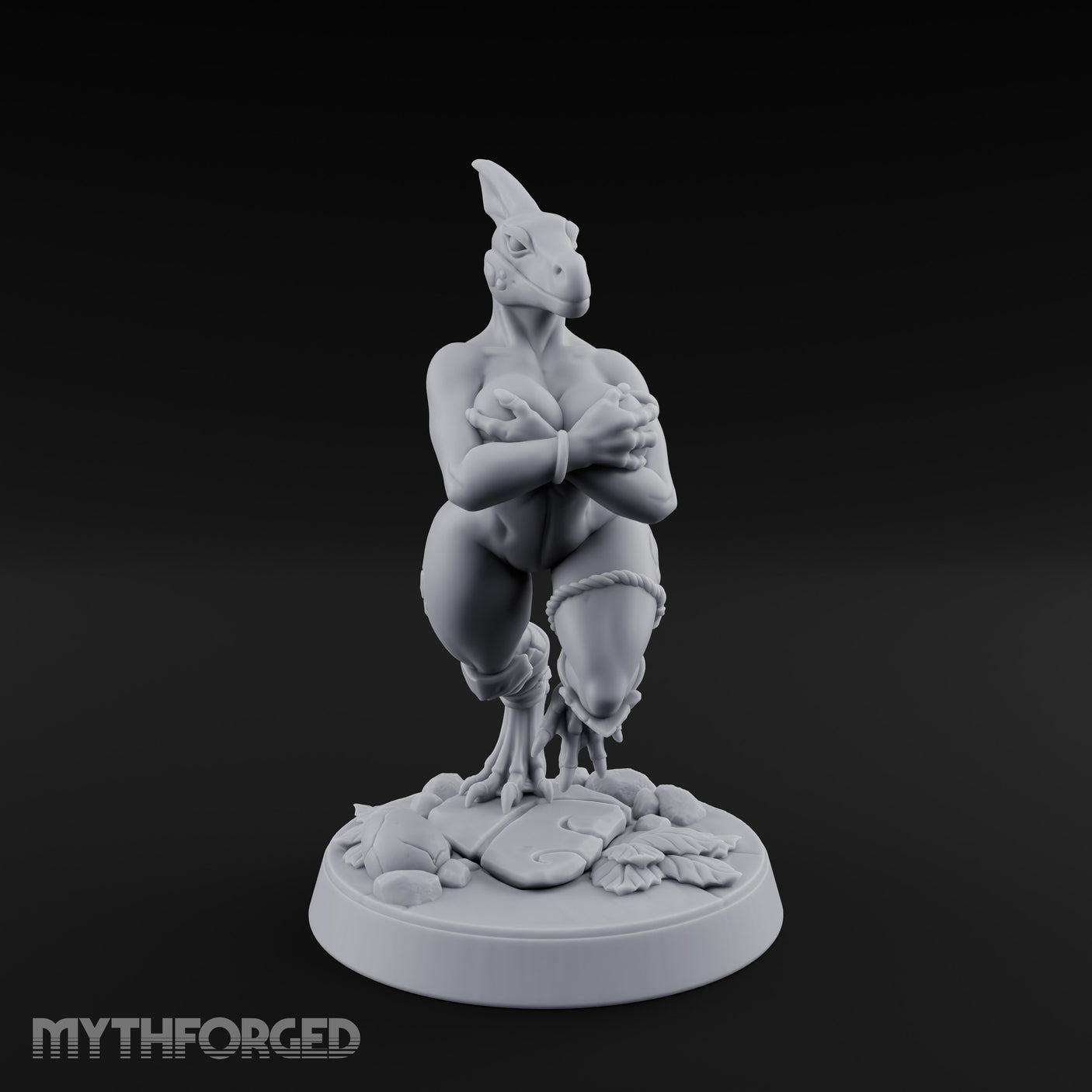Egg Clutching Lizardfolk Pinup gallery 6