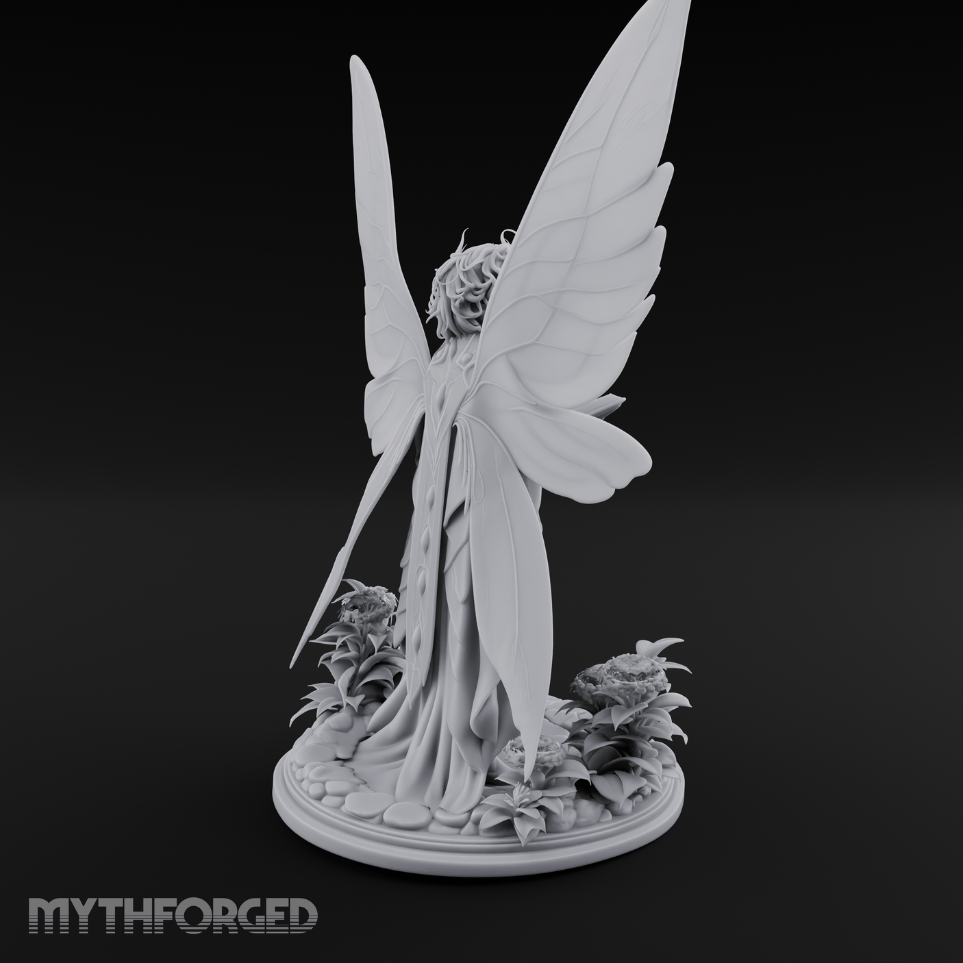 Scripture Clutching Fey Lord Miniature for Dungeons and Dragons, Pathfinder or other TTRPGs