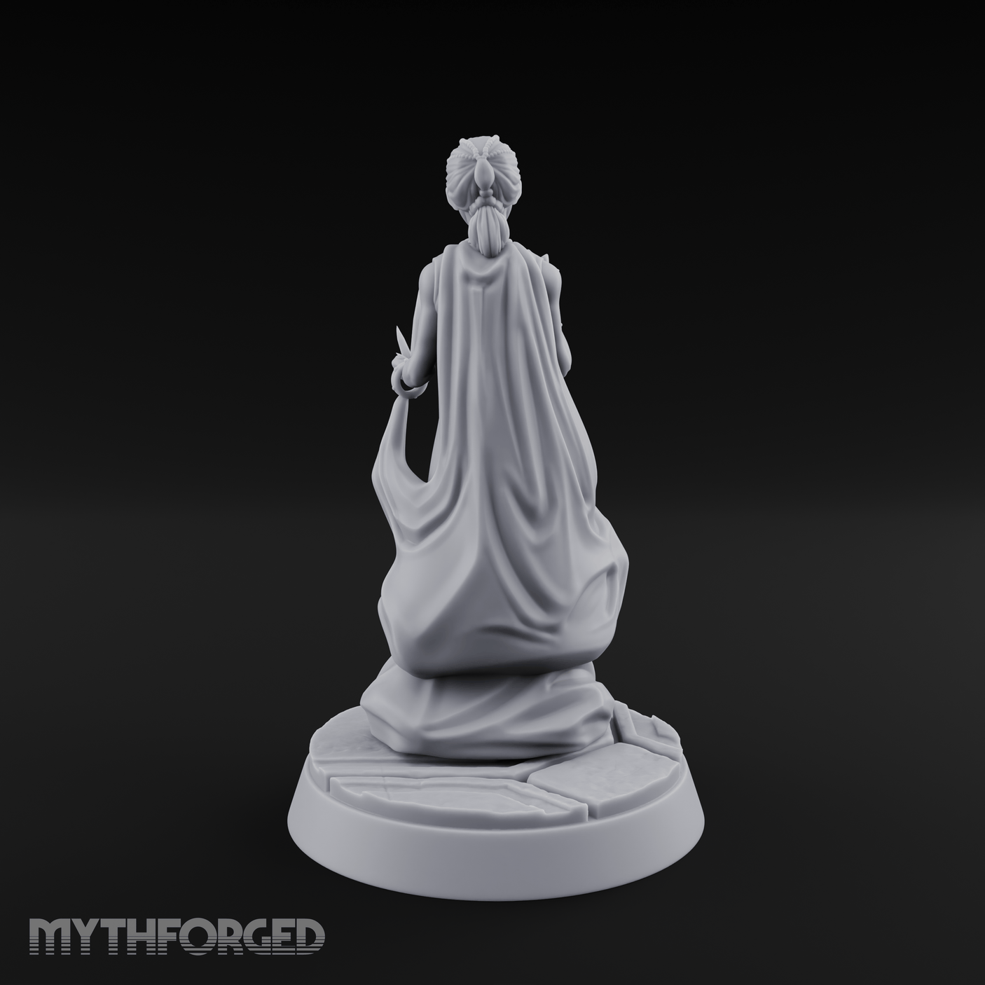 Studded Decree Kid Like Empress Miniature for Dungeons and Dragons, Pathfinder or other TTRPGs