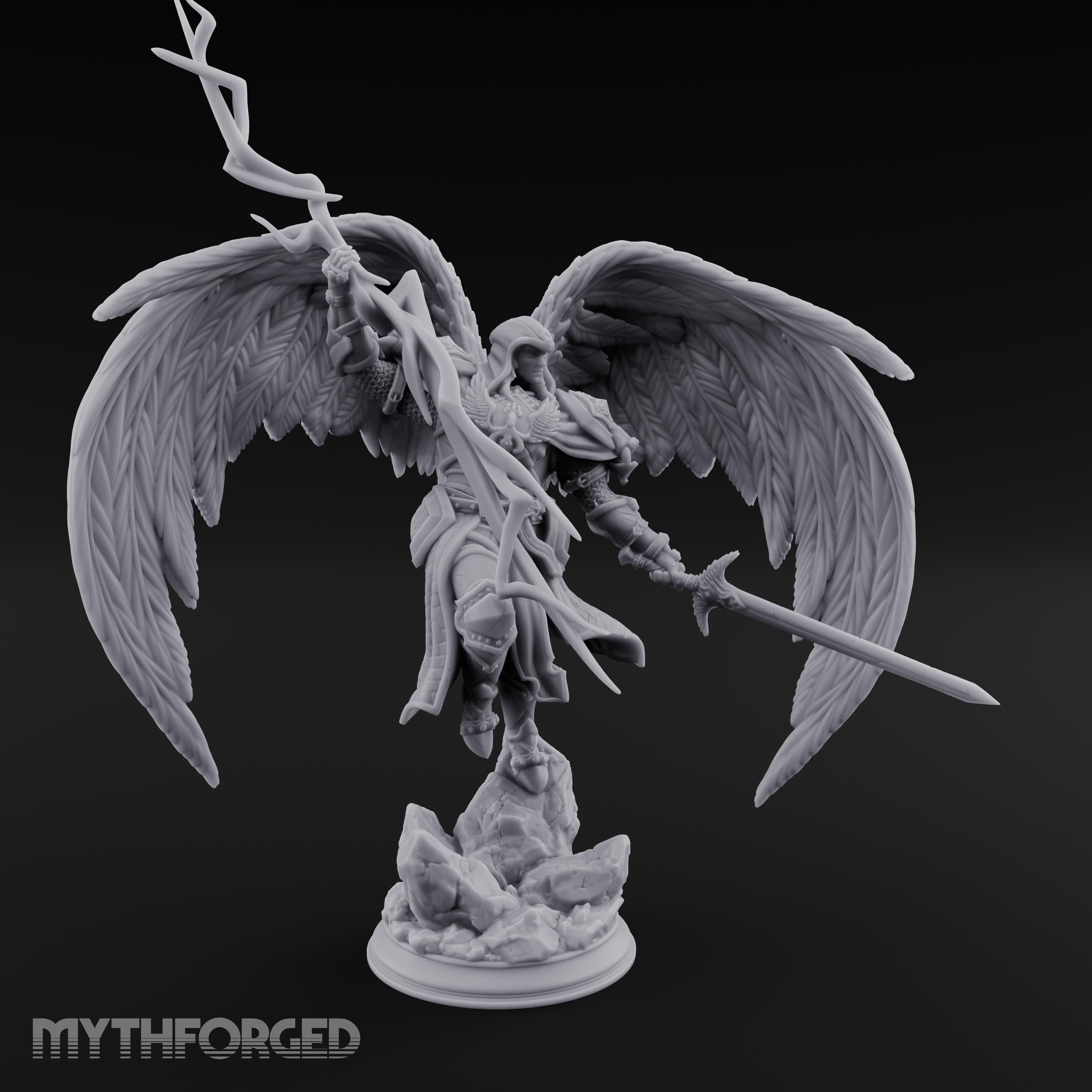 Crackling Ascended Angel Paladin