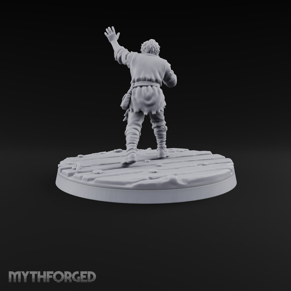 Cast Adrift Human Exile F Miniature for Dungeons and Dragons, Pathfinder or other TTRPGs