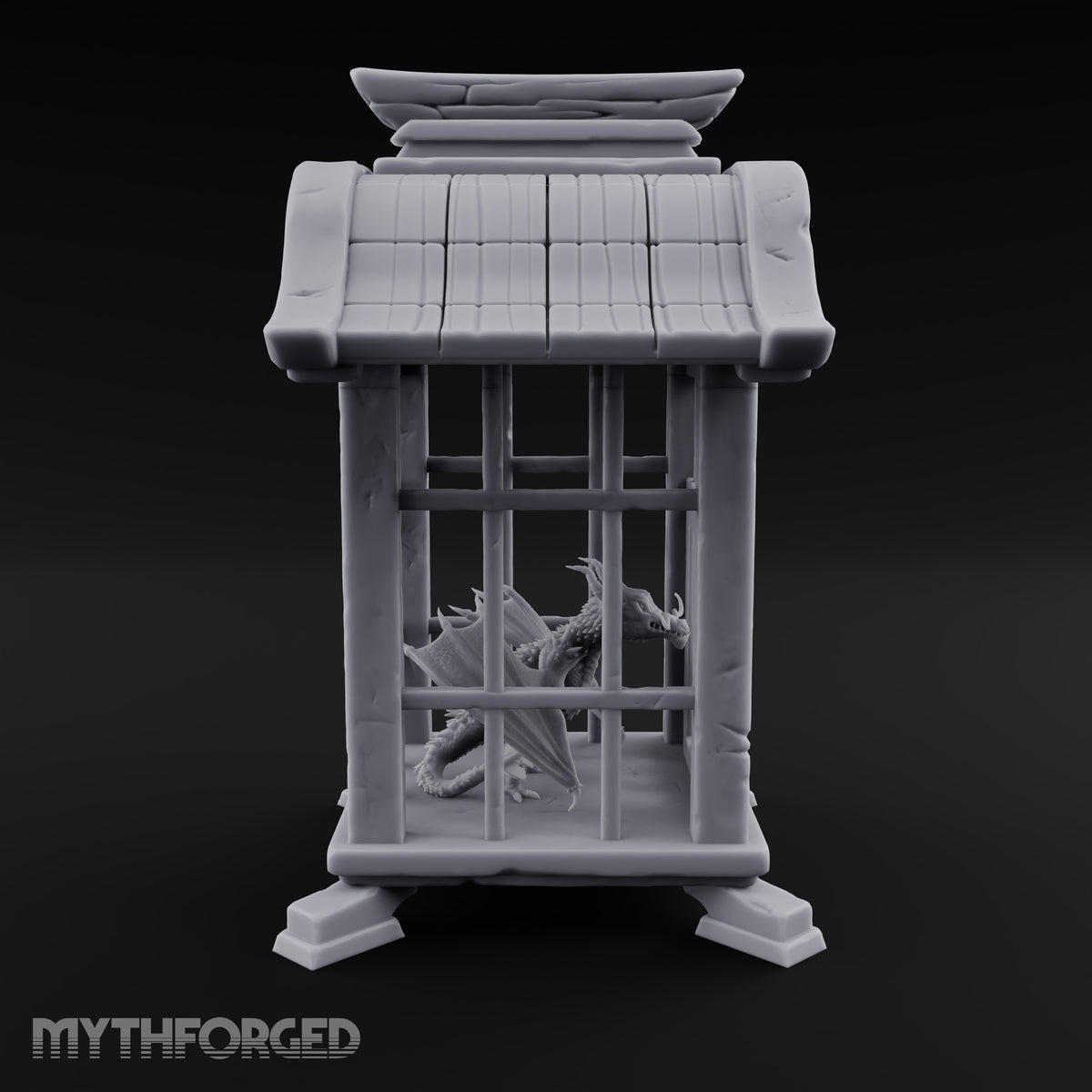 Wyvern Sold Separately Wooden Roofed Wyvern Cage