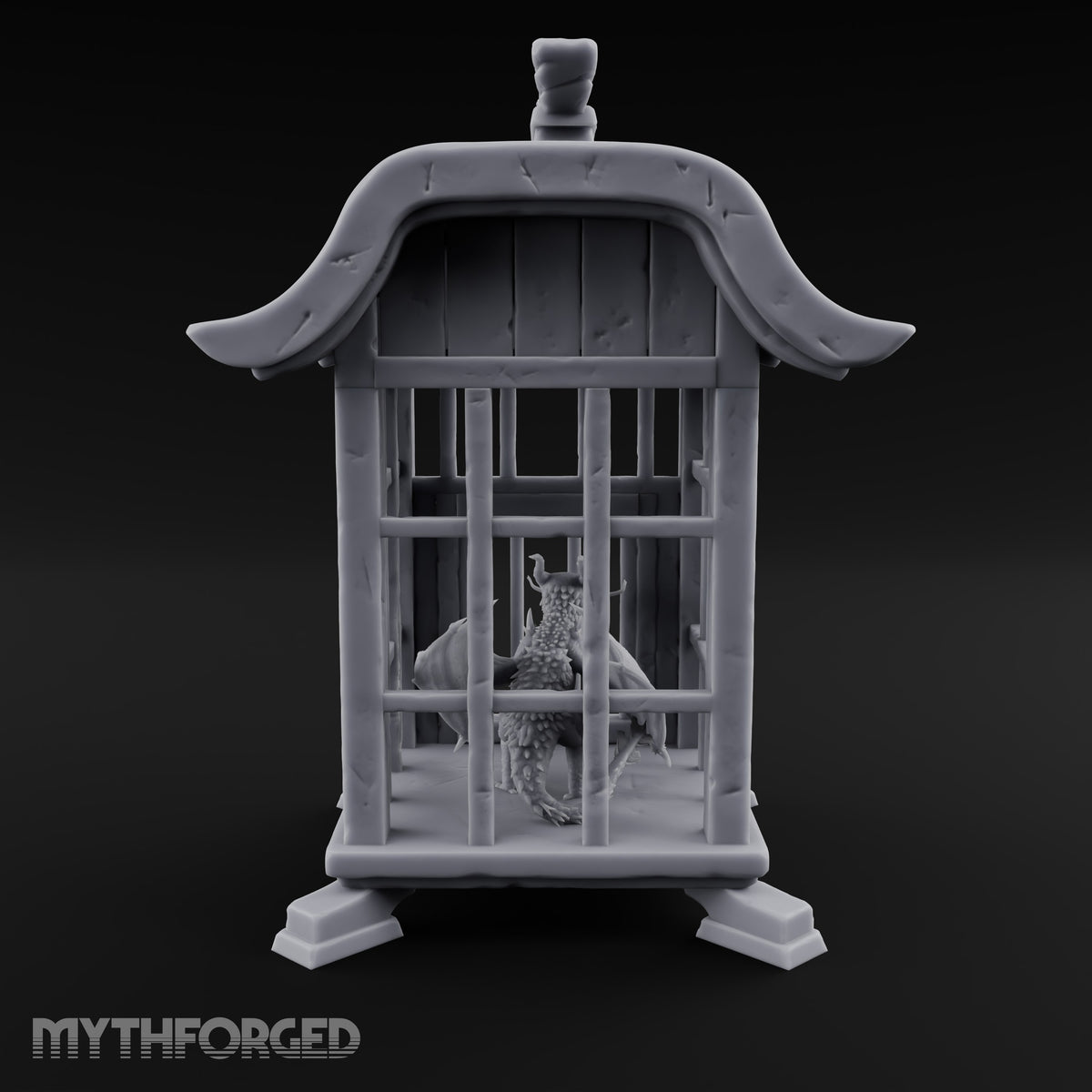 Wyvern Sold Separately Wooden Roofed Wyvern Cage