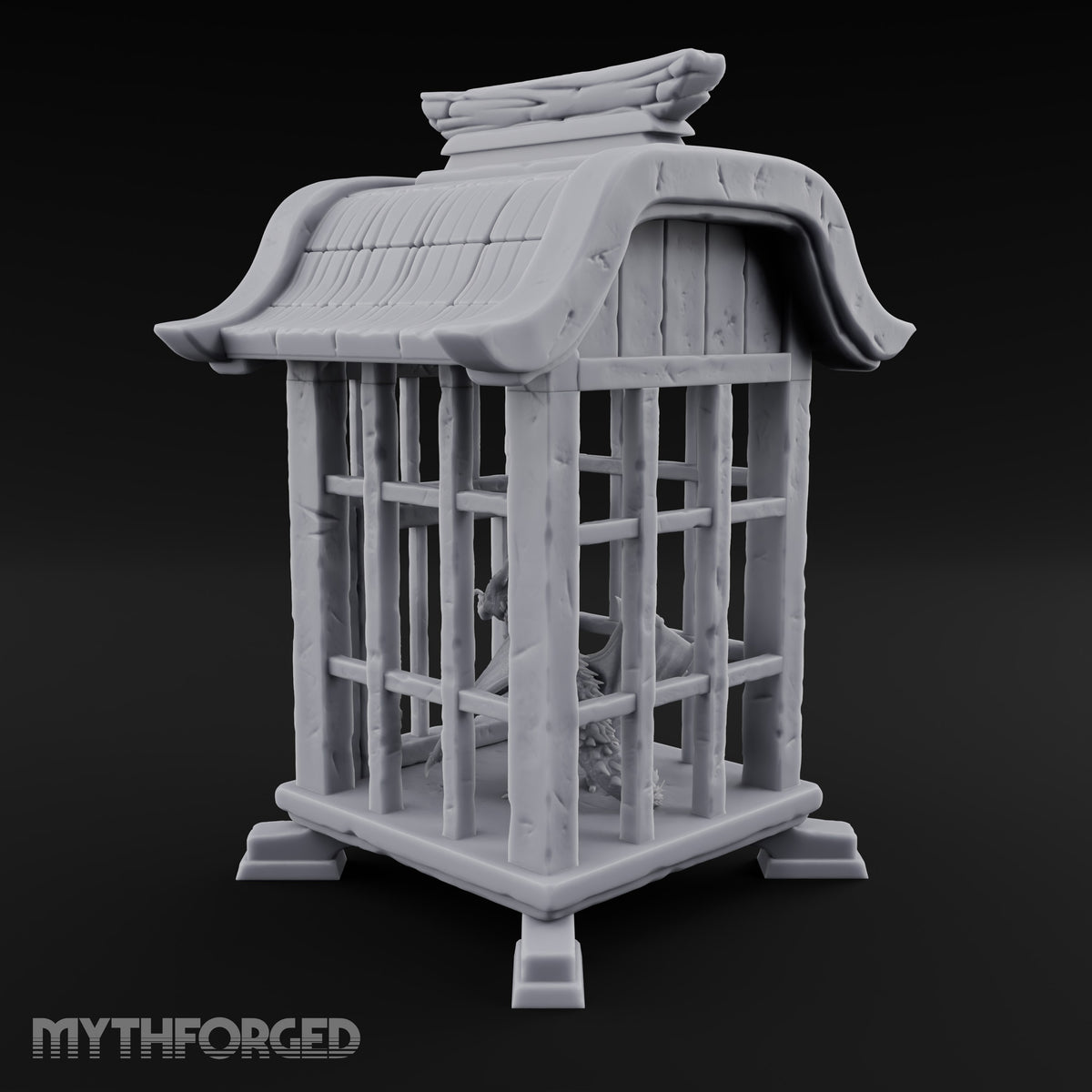 Wyvern Sold Separately Wooden Roofed Wyvern Cage