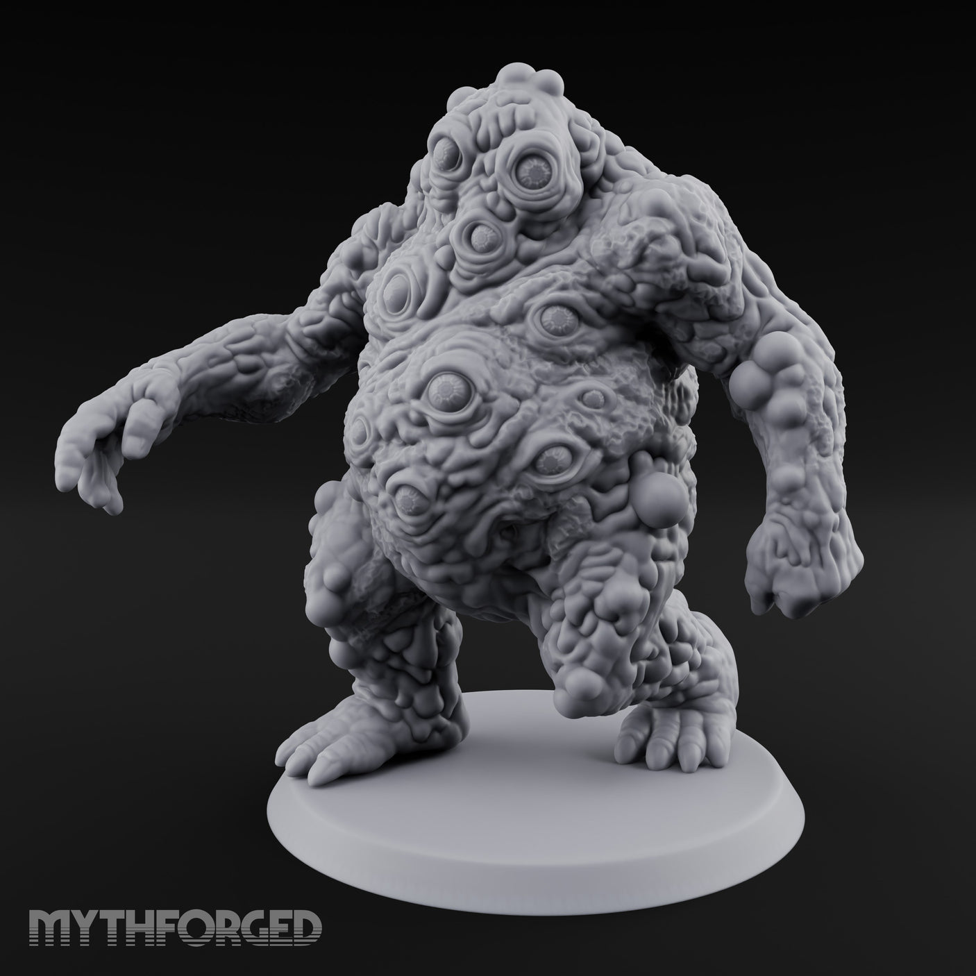 Eyes Bulging Lurching Nothic Miniature for Dungeons and Dragons, Pathfinder or other TTRPGs