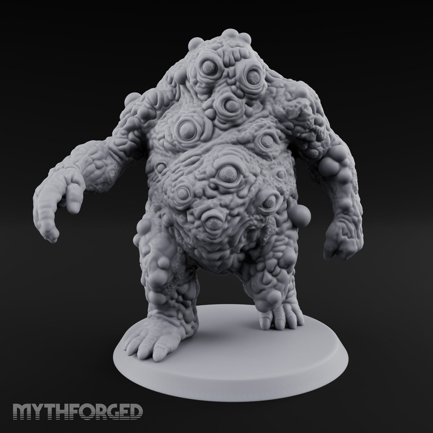 Eyes Bulging Lurching Nothic Miniature for Dungeons and Dragons, Pathfinder or other TTRPGs