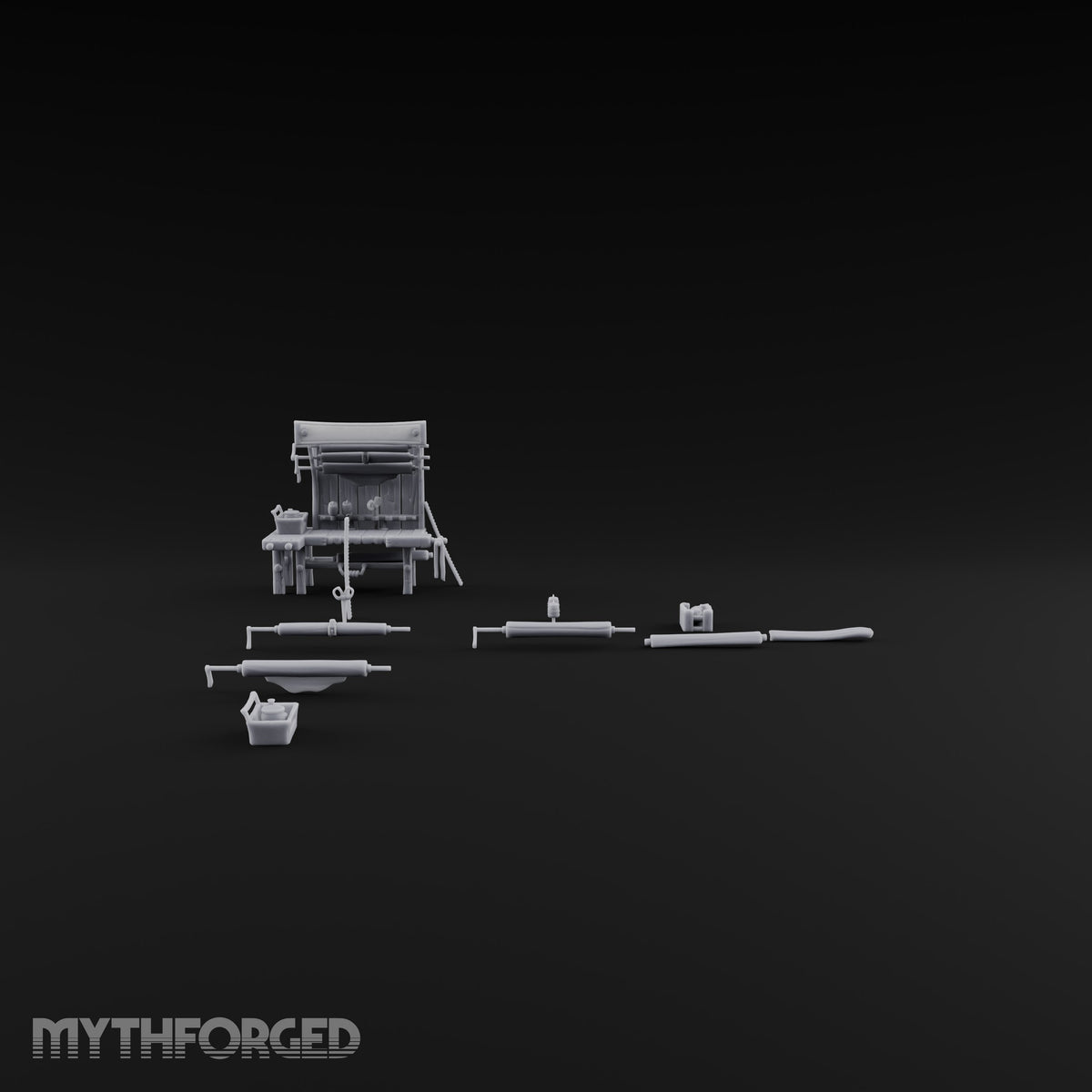 Selvedge Edge Station Wooden Fabric Seller Workbench