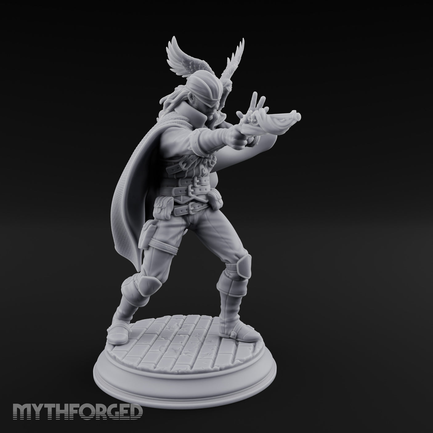 Falcon Perching Human Gunslinger gallery 4
