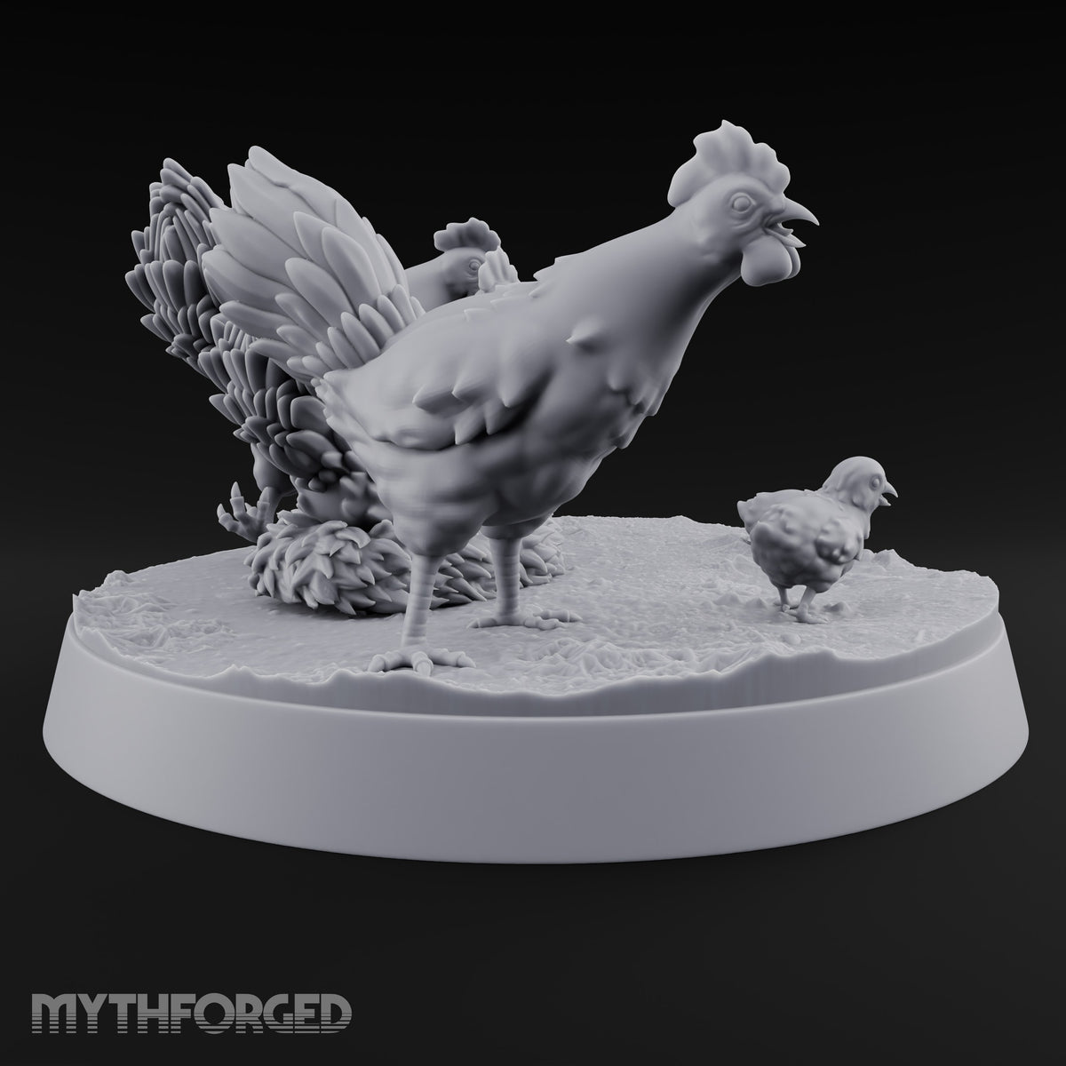 Who Ruffled the Roost Chicken Beast Family