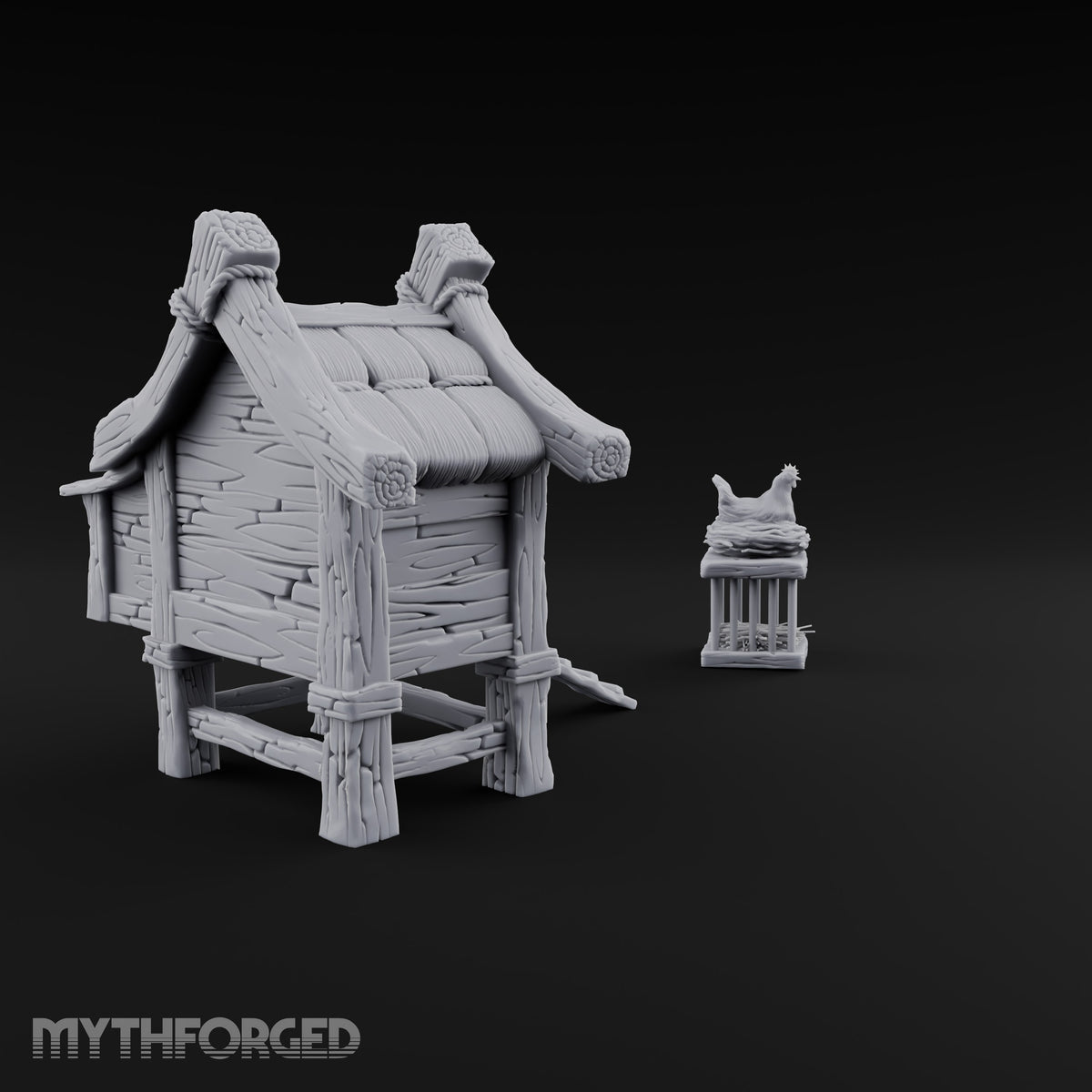 Roost Rules Apply Wooden Stilted Chicken Coop