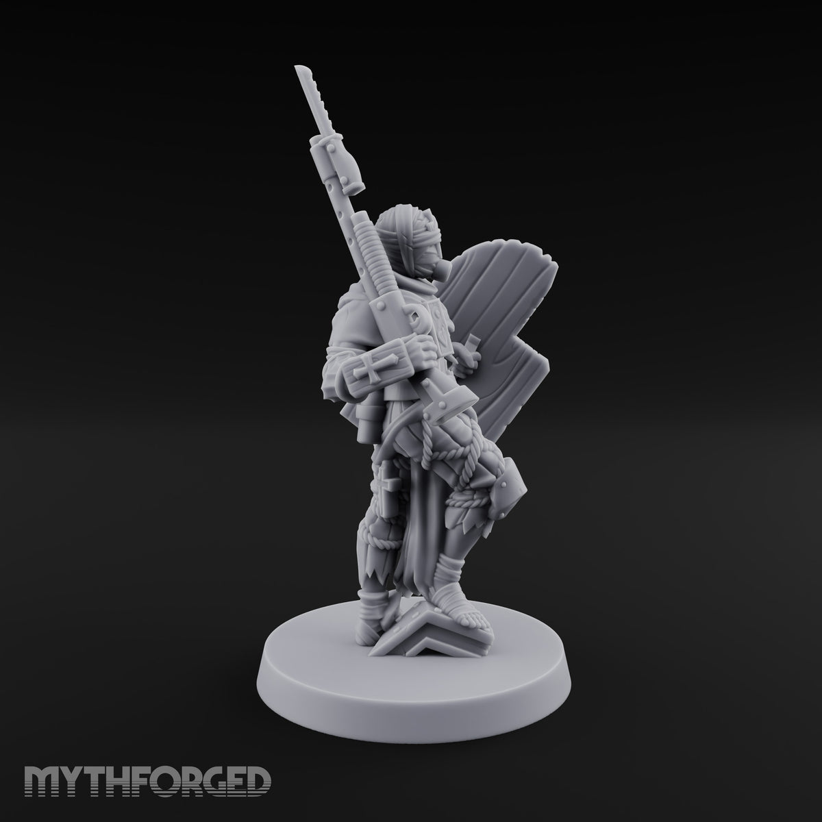 Faith Under Fire Human Pilgrim Gunners Miniature for Dungeons and Dragons, Pathfinder or other TTRPGs
