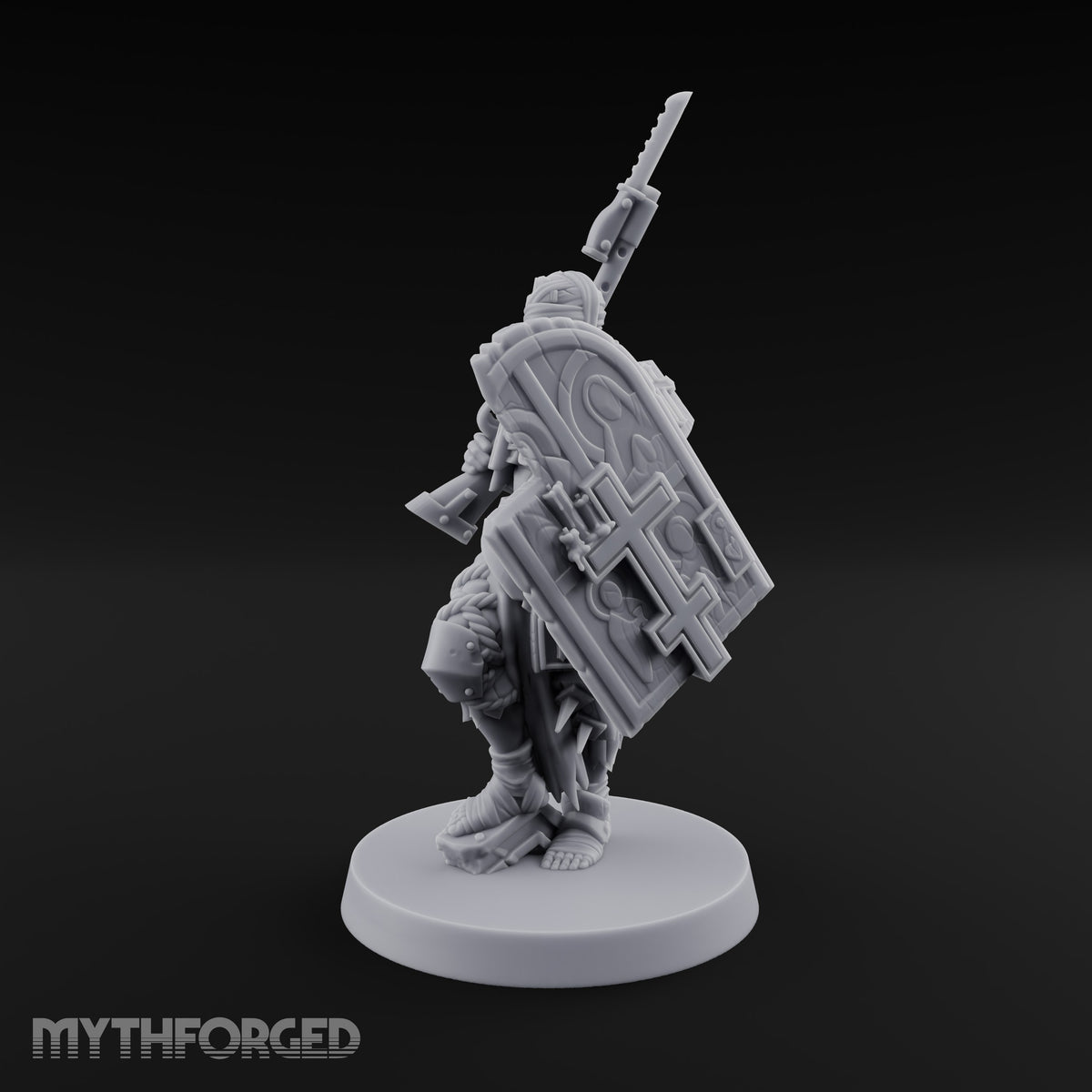 Faith Under Fire Human Pilgrim Gunner A Miniature for Dungeons and Dragons, Pathfinder or other TTRPGs