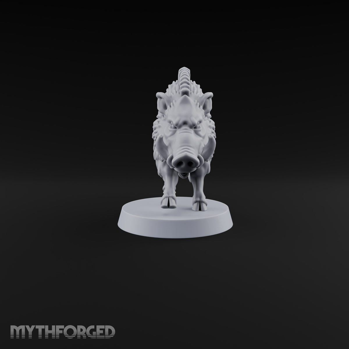 Running Wild Feral Beast and Elf Beastamer B Miniature for Dungeons and Dragons, Pathfinder or other TTRPGs