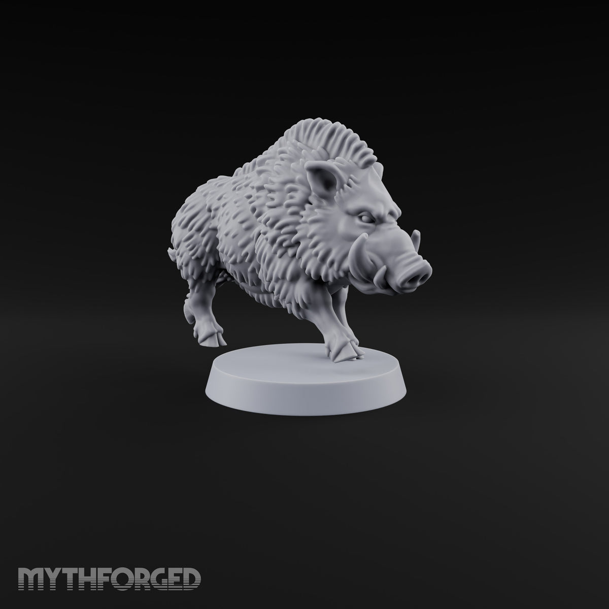 Running Wild Feral Beast and Elf Beastamer B Miniature for Dungeons and Dragons, Pathfinder or other TTRPGs