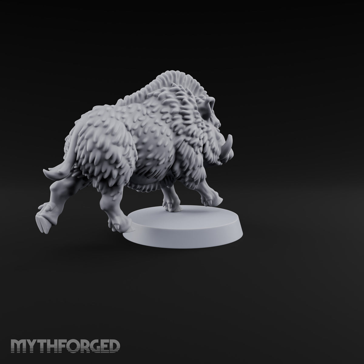 Running Wild Feral Beast and Elf Beastamer B Miniature for Dungeons and Dragons, Pathfinder or other TTRPGs