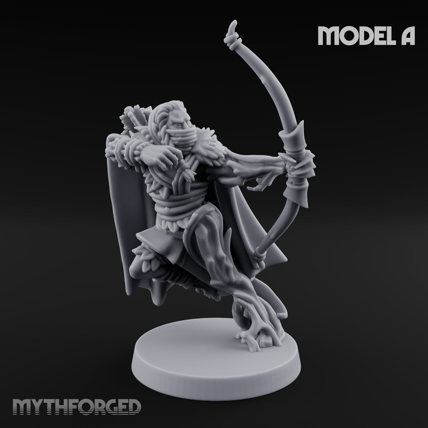 Hooded Bandit Crew Human Bandit A Miniature for Dungeons and Dragons, Pathfinder or other TTRPGs