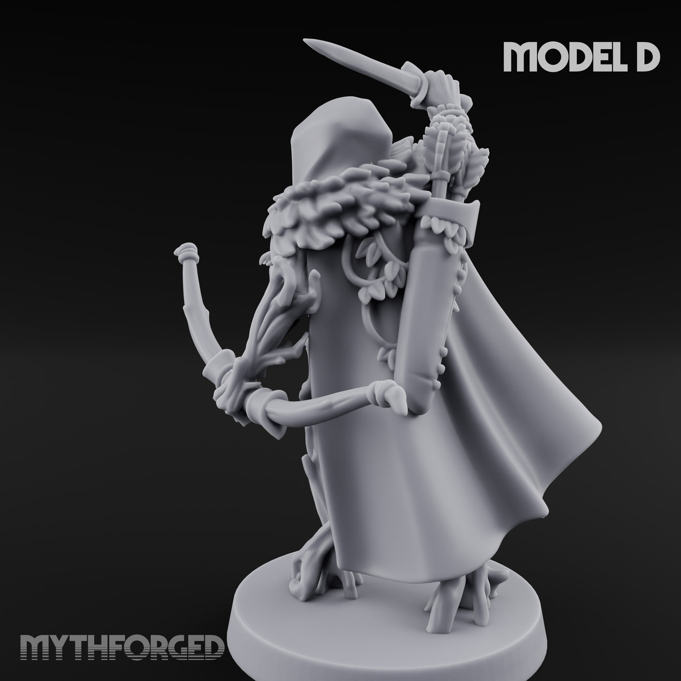 Hooded Bandit Crew Human Bandit D Miniature for Dungeons and Dragons, Pathfinder or other TTRPGs