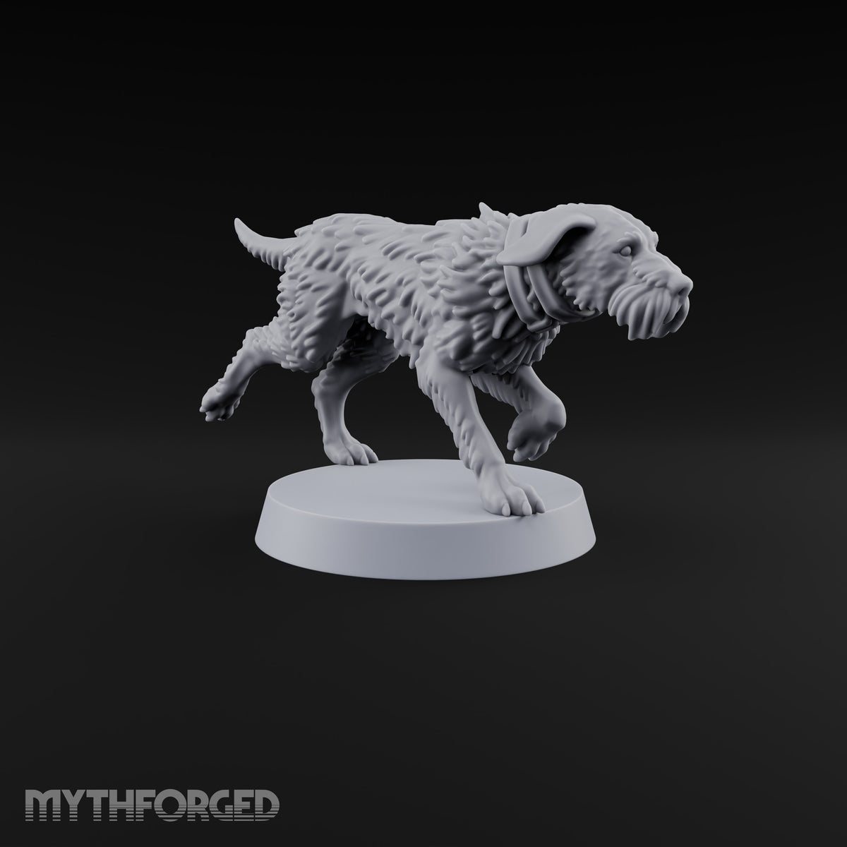 Running Wild Feral Beast and Elf Beastamer D Miniature for Dungeons and Dragons, Pathfinder or other TTRPGs