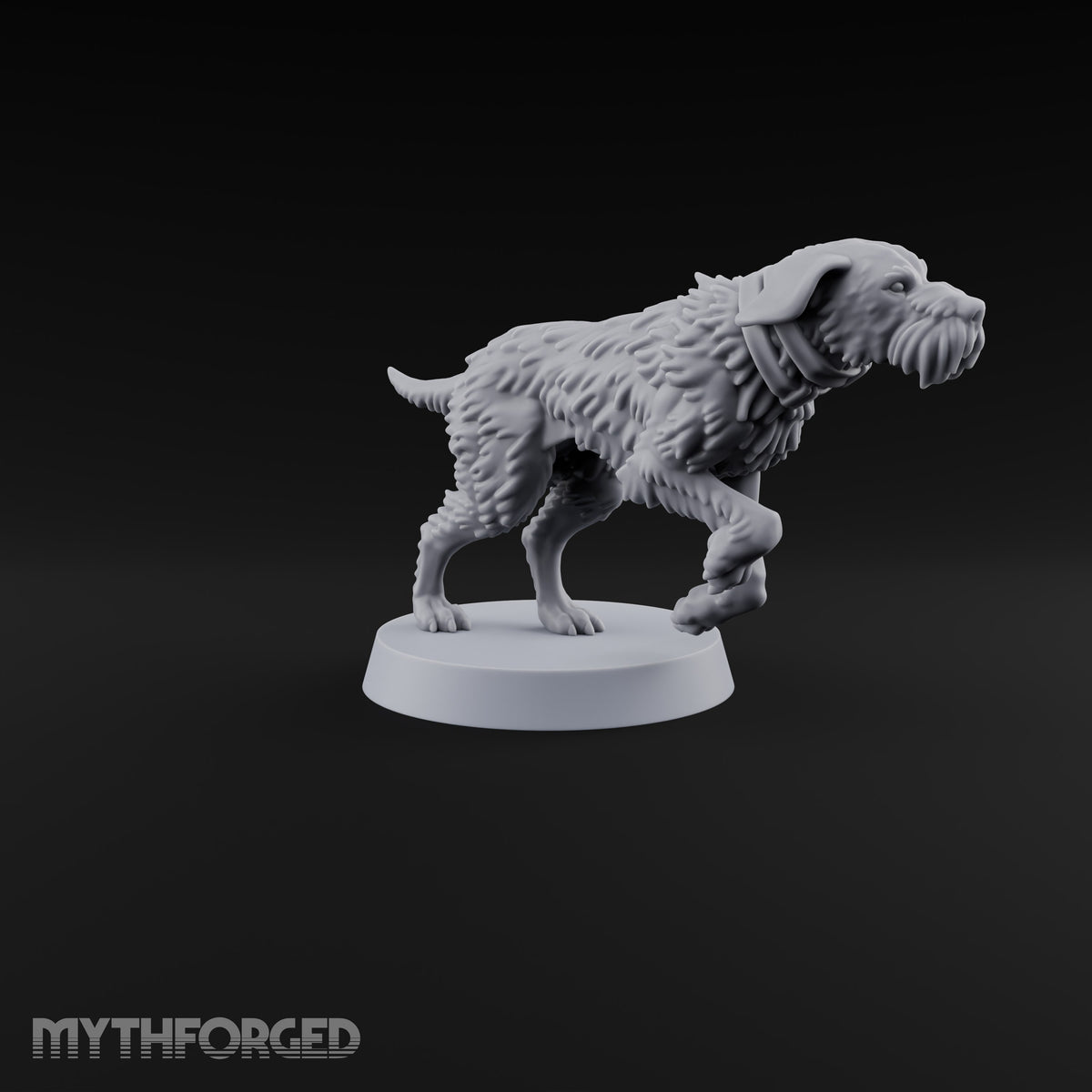 Running Wild Feral Beast and Elf Beastamer D Miniature for Dungeons and Dragons, Pathfinder or other TTRPGs