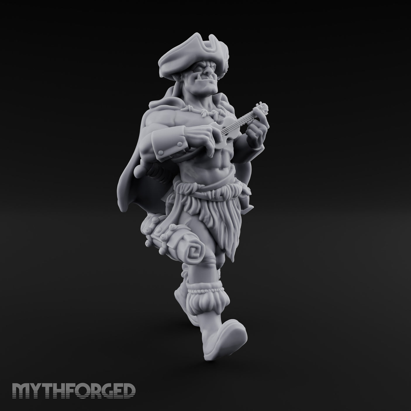 Fiddle Playing Orc Bard gallery 2