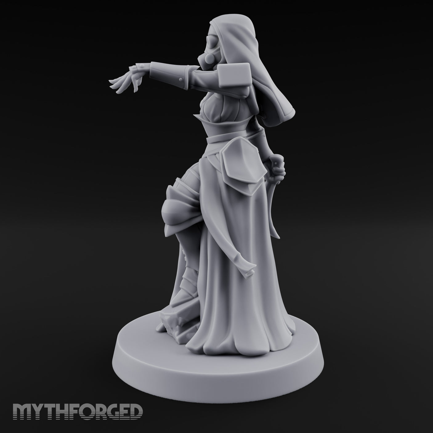 Finger Pointing Striding Human Medic Nun gallery 39