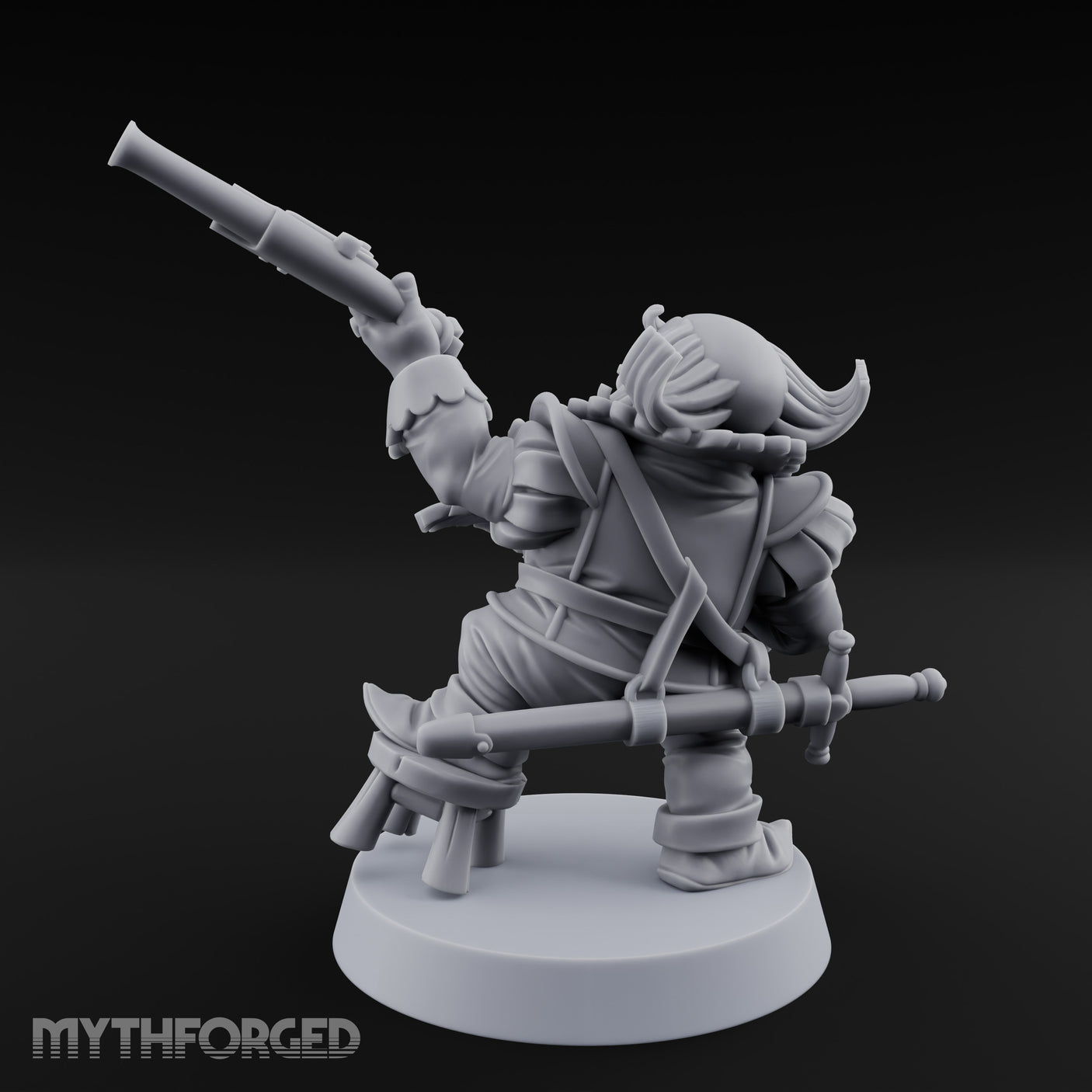 Finger Wagging Dwarf Bard Miniature for Dungeons and Dragons, Pathfinder or other TTRPGs