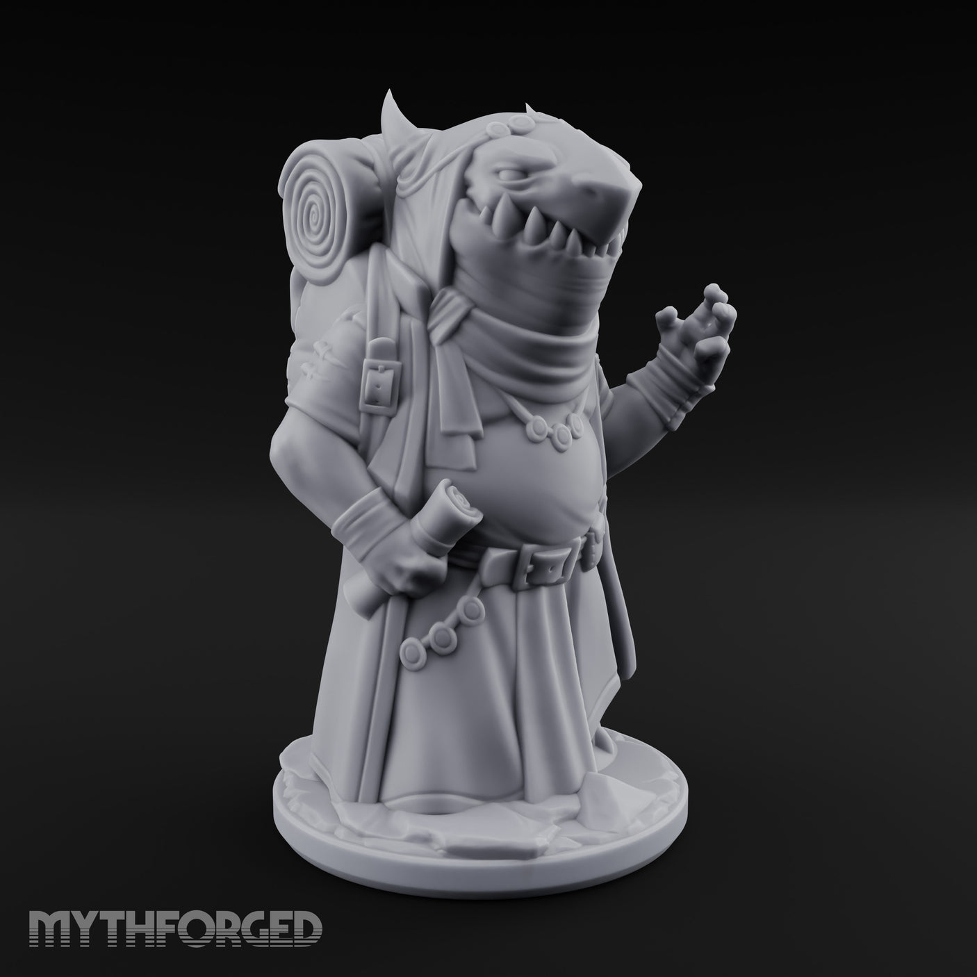 Finger Wagging Kobold Merchant Miniature for Dungeons and Dragons, Pathfinder or other TTRPGs