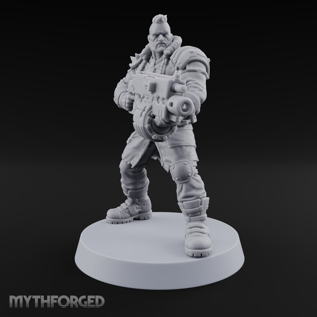 Scorched-Earth Policy Human Raider Gunner B