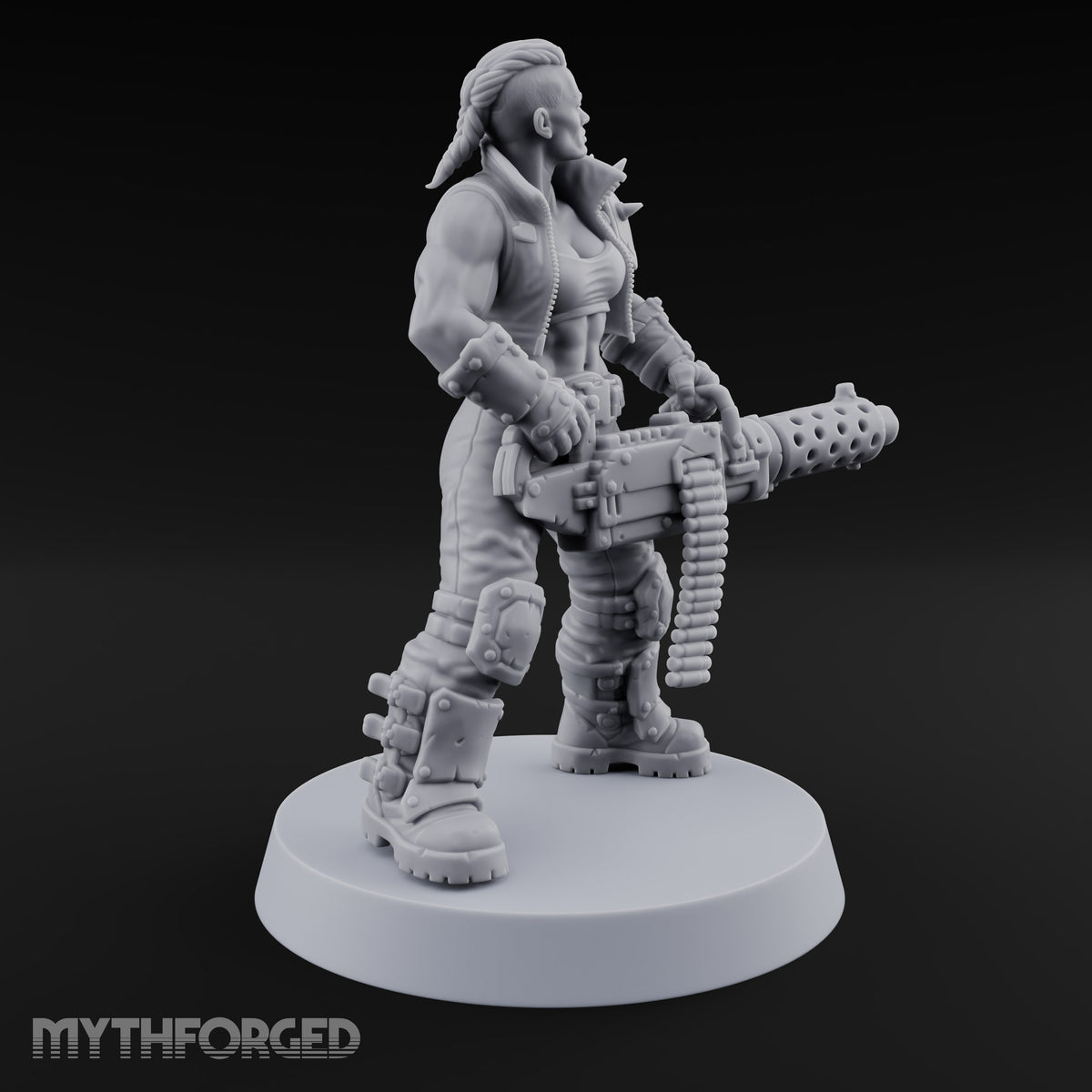 Scorched-Earth Policy Human Raider Gunners — C · Battle Shotgun & Auto Pistol