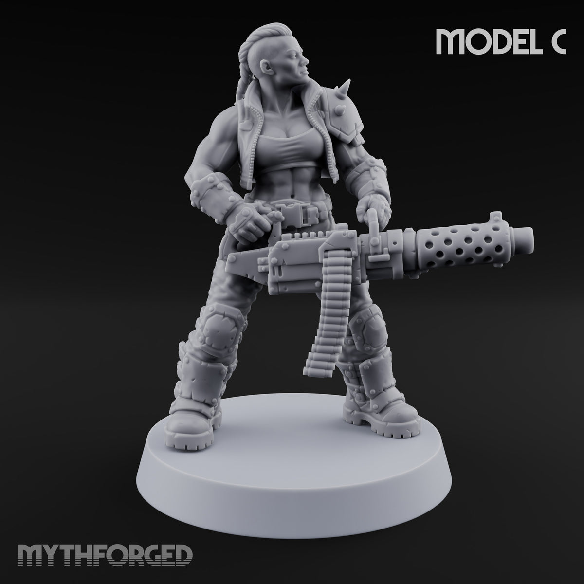 Scorched-Earth Policy Human Raider Gunner C