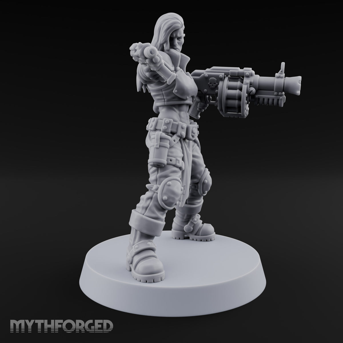 Scorched-Earth Policy Human Raider Gunners — D · Rocket Pistol & Grenade Launcher