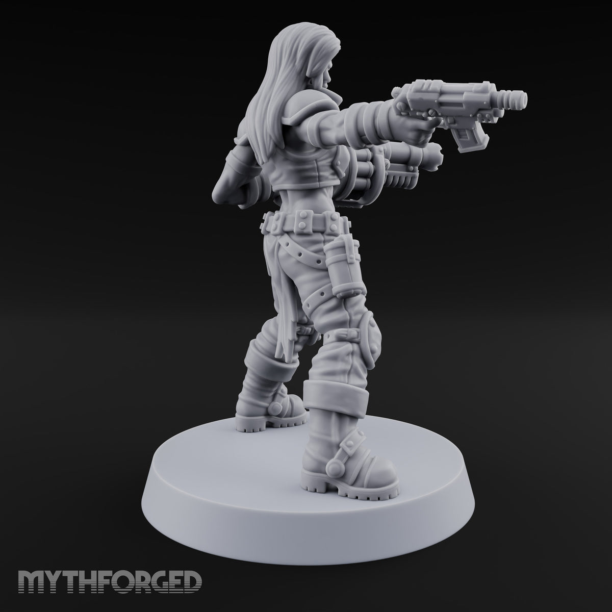 Scorched-Earth Policy Human Raider Gunner D — Rocket Pistol & Grenade Launcher