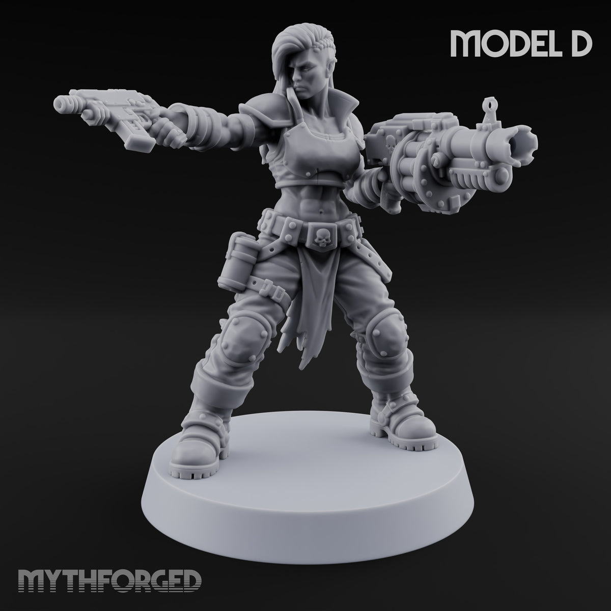 Scorched-Earth Policy Human Raider Gunners — D · Rocket Pistol & Grenade Launcher