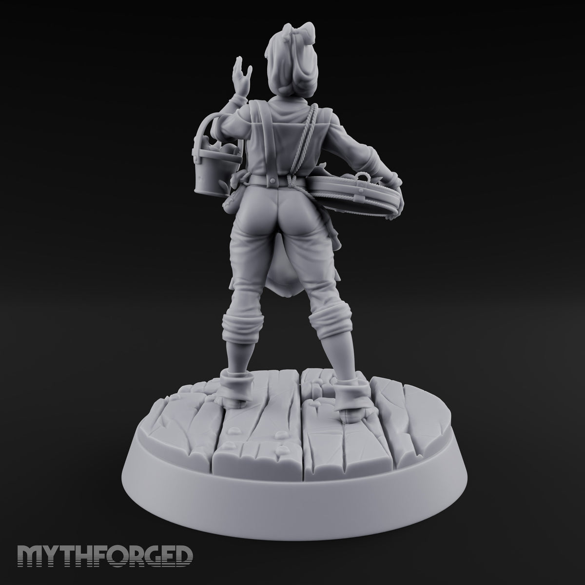 Fresh Catch Fish Vendor Market Miniature A