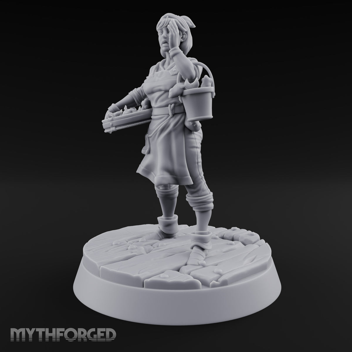 Fresh Catch Fish Vendor Market Miniature A