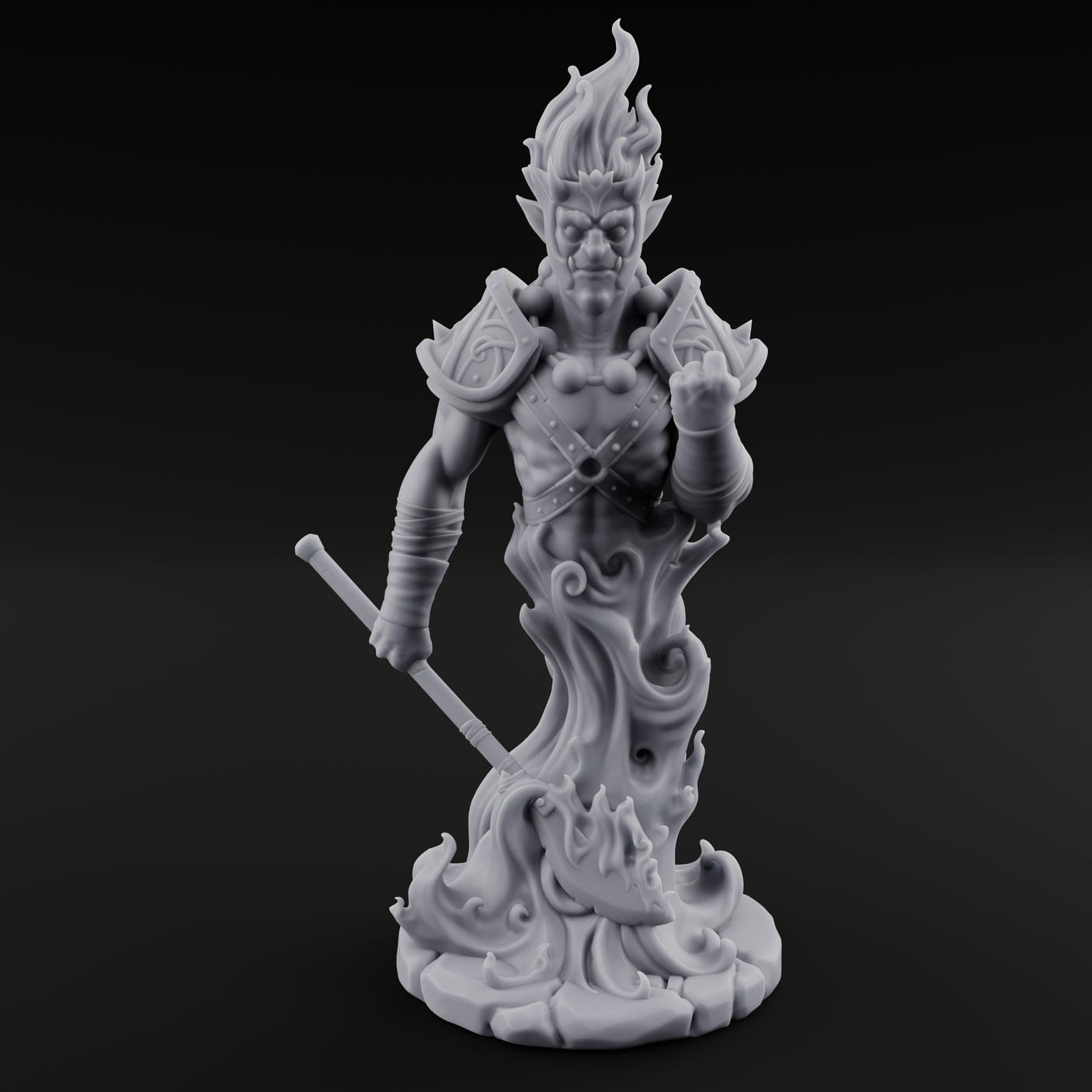 Smoldering With Contempt Efreeti Warlock Miniature for Dungeons and Dragons, Pathfinder or other TTRPGs