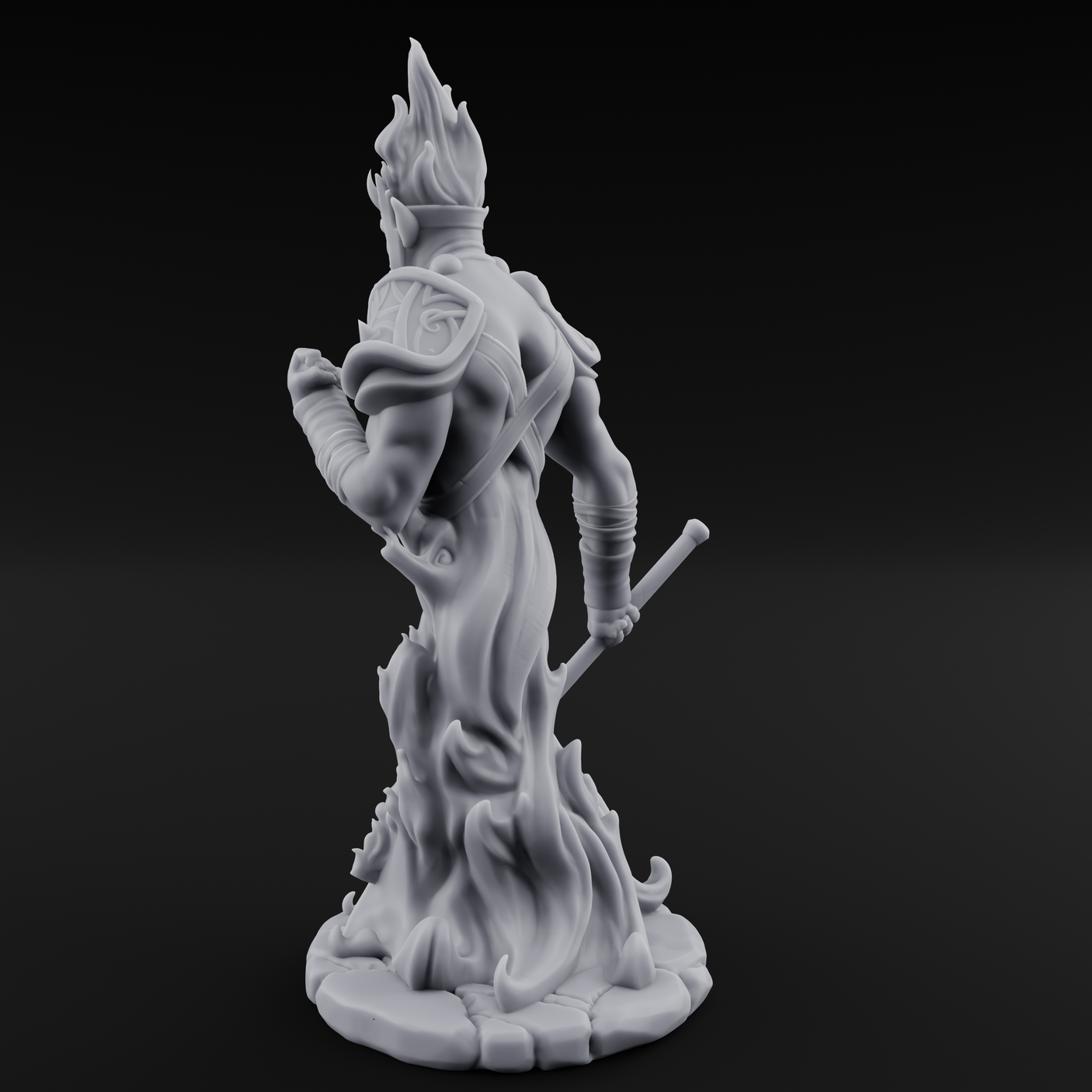 Smoldering With Contempt Efreeti Warlock Miniature for Dungeons and Dragons, Pathfinder or other TTRPGs